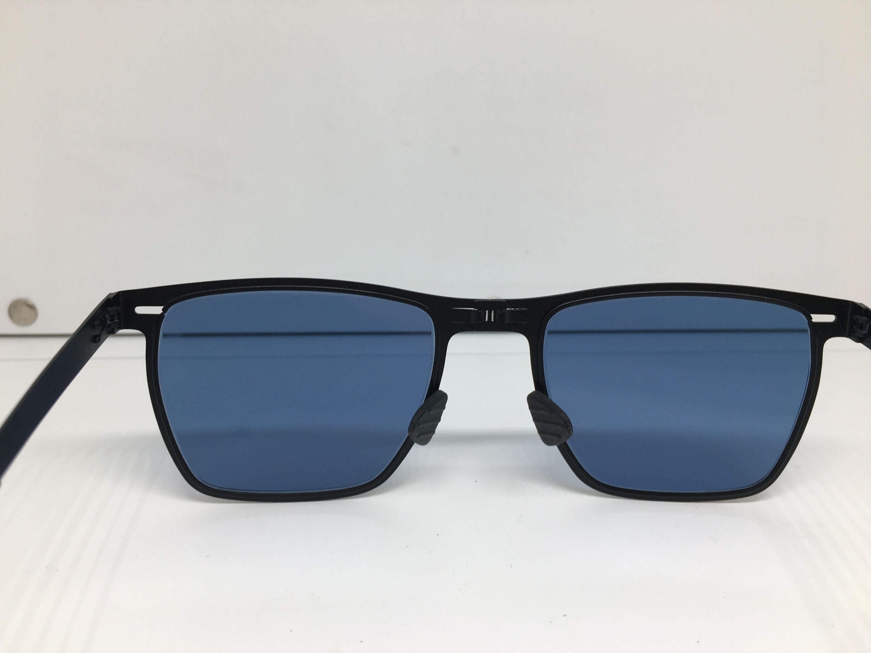 Other Supper Thin Matte Black Alloy Folded Sungalasses Frame Size ONE SIZE - 5 Thumbnail