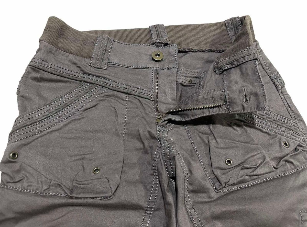 If Six Was Nine 🔥Sick Y2K Japanese Parachute Flared Cargo Pants Goa Style Size US 30 / EU 46 - 6 Thumbnail