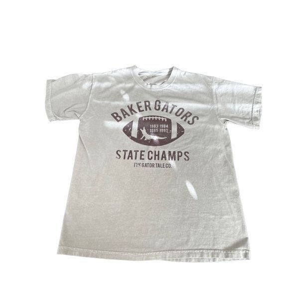 Vintage 90’ Vintage BAKER Florida Gators Tee State Champs size M Size US M / EU 48-50 / 2 - 1 Thumbnail