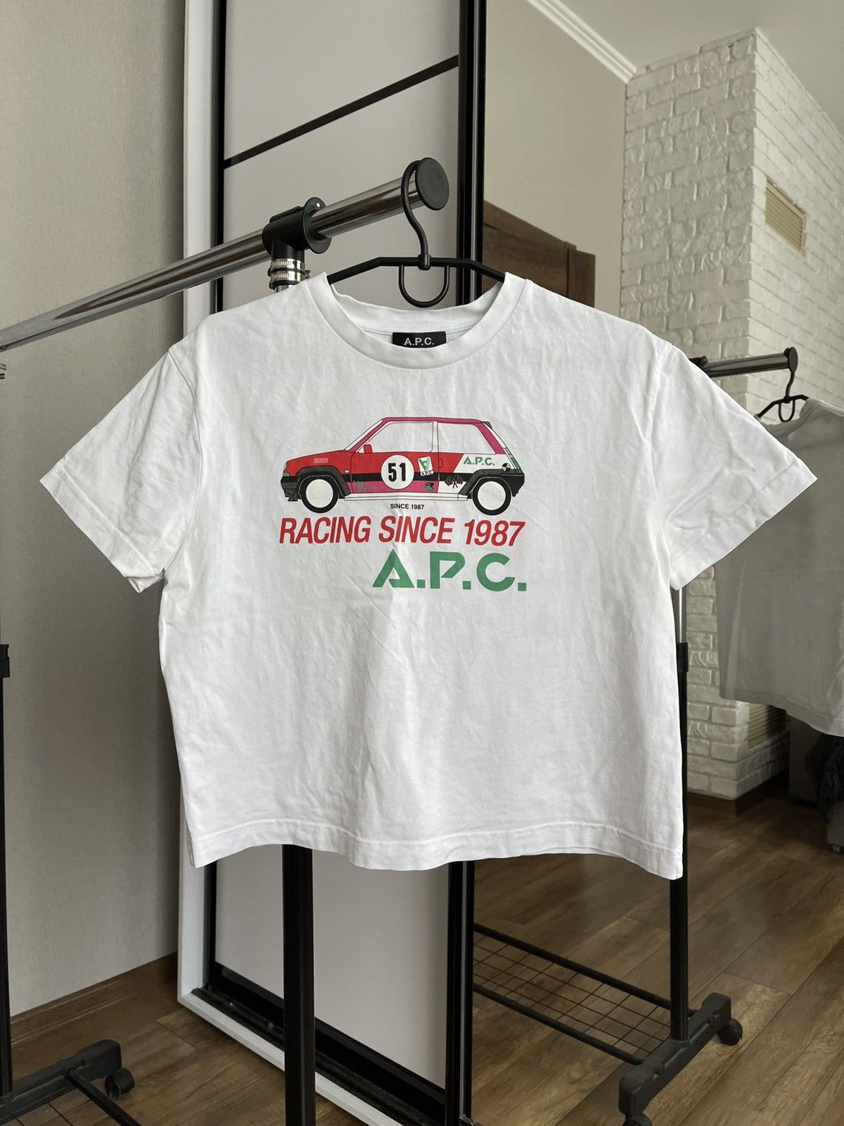A.P.C. APC Rue Madame Paris T-Shirt Tee Size L / US 10 / IT 46 - 3 Thumbnail