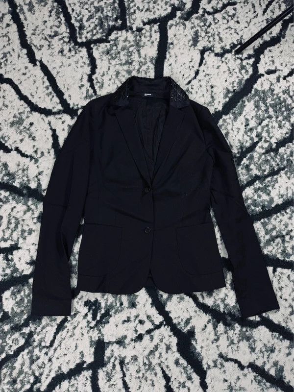 Jil Sander Jil Sander blazer black basic 32 Size XXS / US 00 / IT 34 - 1 Thumbnail