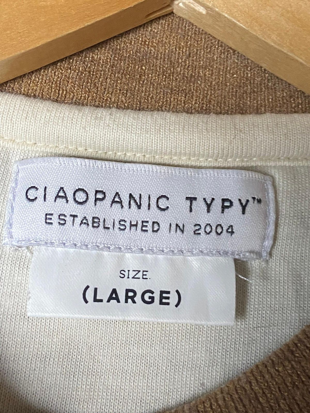 Ciaopanic × Japanese Brand × Vintage Ciaopanic Typy Brand Waffle Long Sleeve Sweatshirt (120) Size US L / EU 52-54 / 3 - 5 Thumbnail