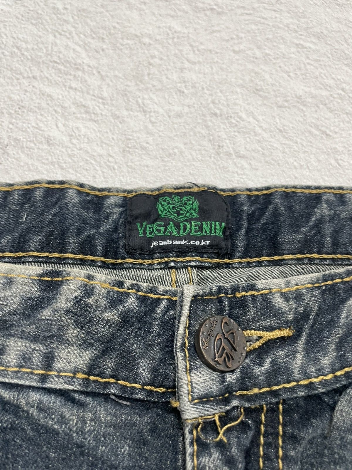 Hysteric Glamour 2000s Acid Washed Denim Distressed Y2K Size US 36 / EU 52 - 4 Thumbnail