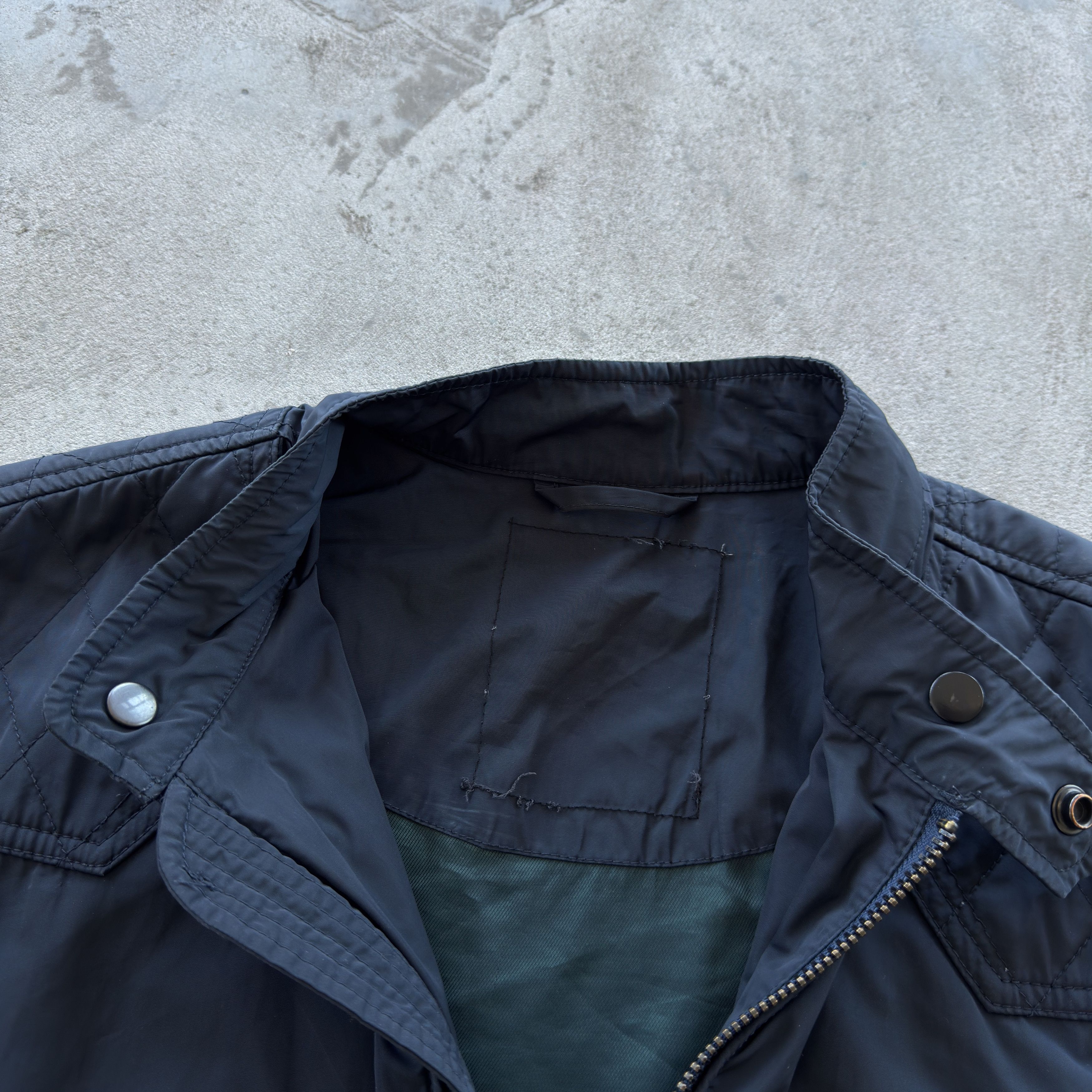 Diesel Vintage Diesel Moto Racer Bomber Jacket Quilted Shoulder Size US M / EU 48-50 / 2 - 6 Thumbnail