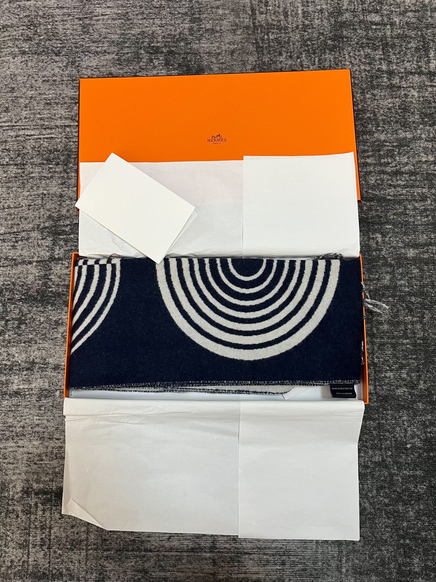 Hermes Hermes Blue Scarf 30 Men Size ONE SIZE - 1 Thumbnail