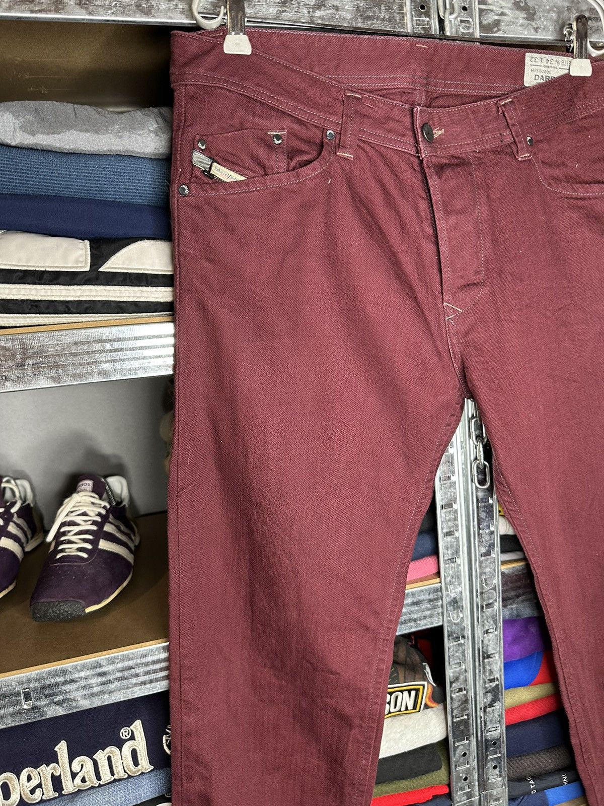 Diesel × Vintage 34/32 Diesel Industry Darron Men’s Denim Jeans Y2K Size US 34 / EU 50 - 7 Thumbnail
