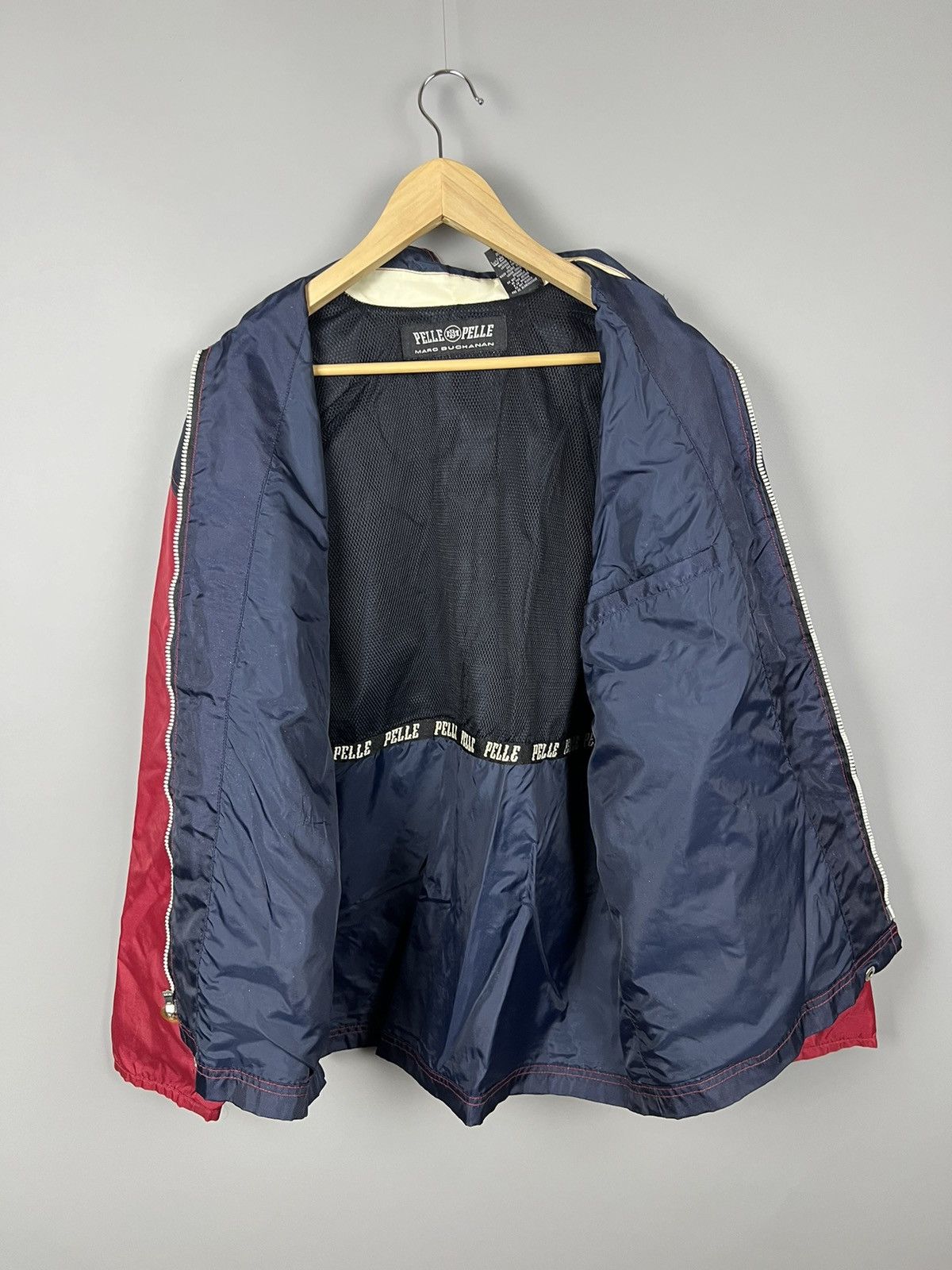 Marc Buchanan Vintage Pelle Pelle by Marc Buchanan jacket big logo Size US M / EU 48-50 / 2 - 13 Thumbnail