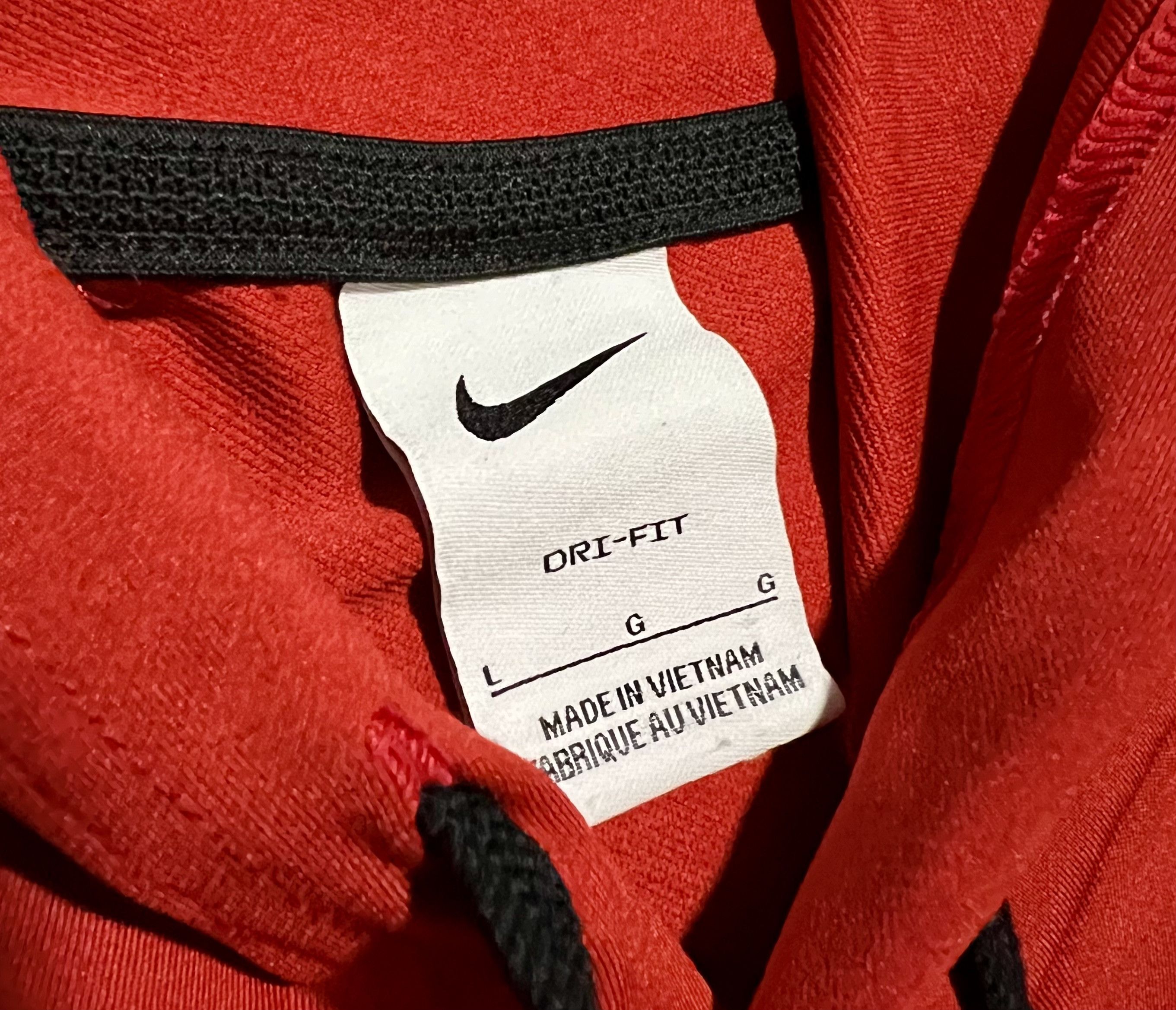 Nike Ohio State Buckeyes Nike Dri-Fit Red Hoodie Sweatshirt Size US L / EU 52-54 / 3 - 3 Thumbnail