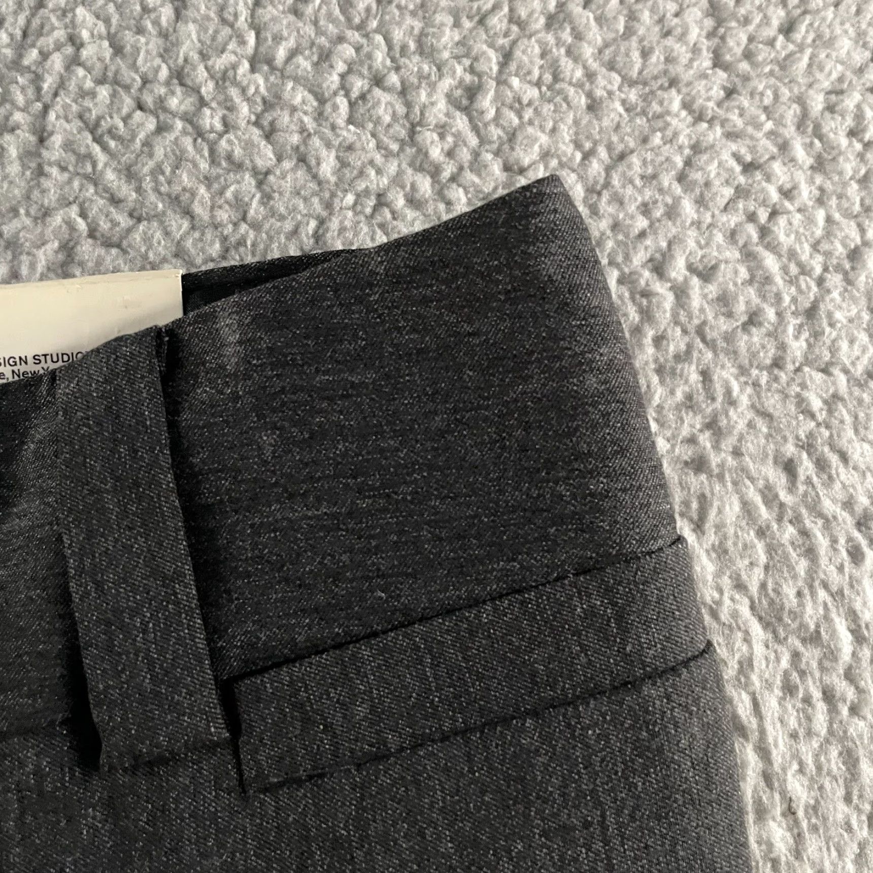 Express Express Womens Pants Gray Size 2 Correspondent Wide-Leg Stretch Polyester Blend Dress Pants Size 26" / US 2 / IT 38 - 4 Thumbnail