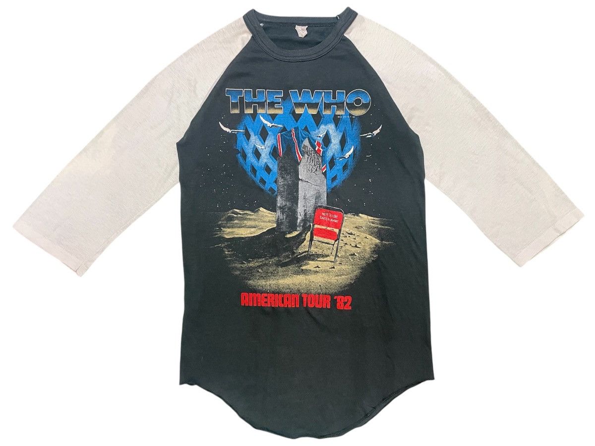 Band Tees × Vintage True Vintage 1982 The Who American Tour Size US S / EU 44-46 / 1 - 1 Thumbnail
