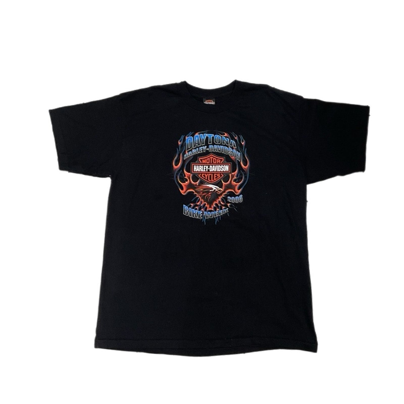 Harley Davidson Harley Davidson 2006 Black Daytona Beach FL T-Shirt Size US XXL / EU 58 / 5 - 1 Thumbnail