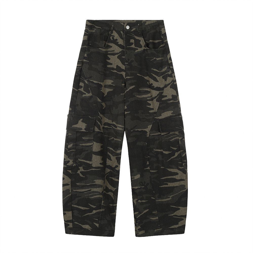 Japanese Brand × Jean Retro camouflage casual stitching machete workwear trousers Size US 32 / EU 48 - 1 Thumbnail