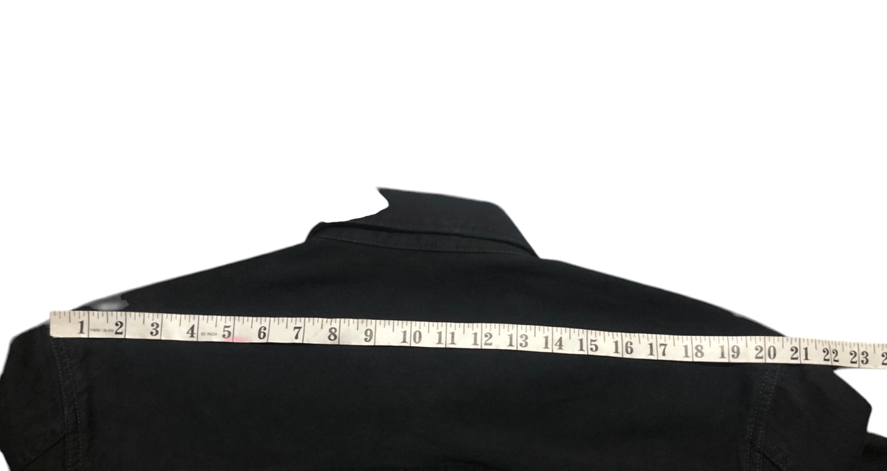 Lemaire × Uniqlo Uniqlo x Lemaire All Black Denim Trenchcoat Size L / US 10 / IT 46 - 18 Thumbnail