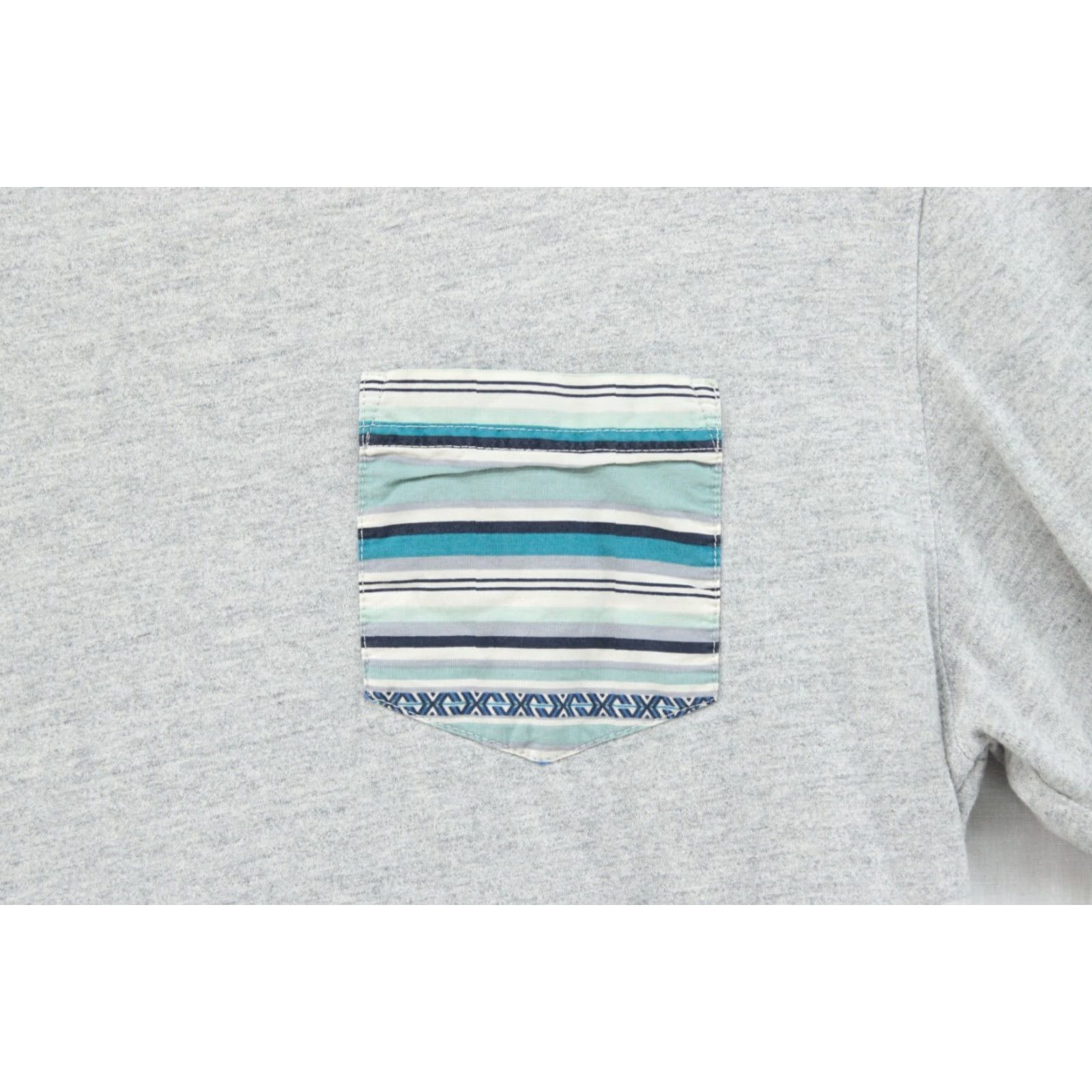Pendleton VINTAGE Pendleton Surf T Shirt Men's Medium Gray Designer Pocket Longsleeve 100% Cotton Size US M / EU 48-50 / 2 - 2 Thumbnail