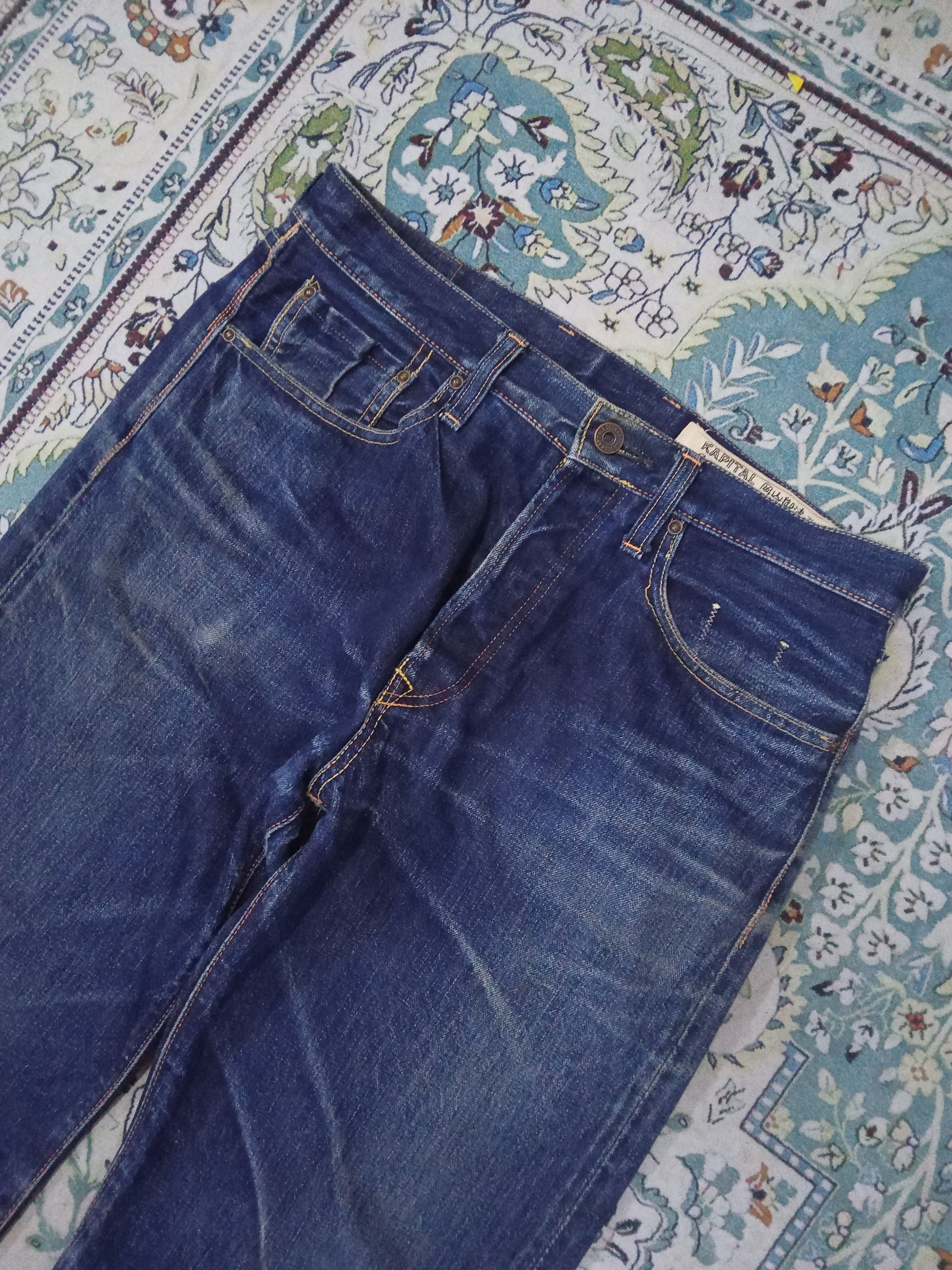 Kapital Kapital Redline Selvedge With Buckle Back Rare Jeans Size US 32 / EU 48 - 15 Thumbnail