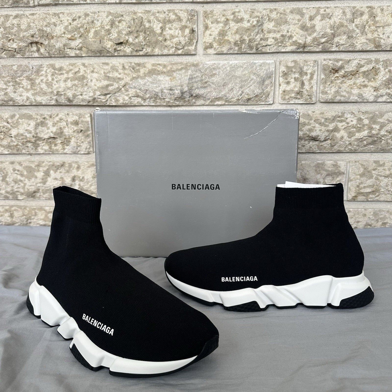 Adidas × Balenciaga Balenciaga Adidas Speed Trainer White 