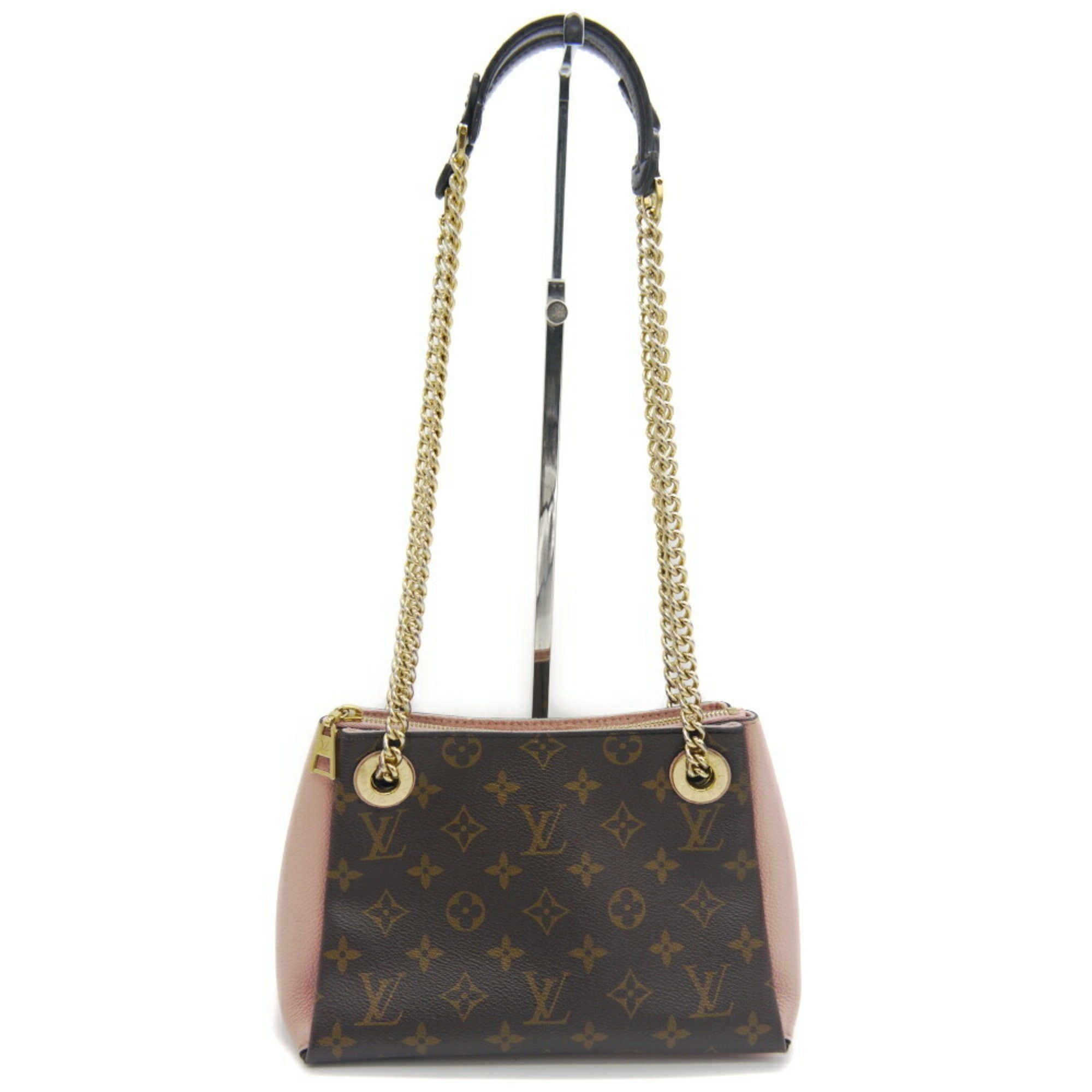Louis Vuitton LOUIS VUITTON Surenne BB Monogram Rose Poodle M43777 Chain Shoulder Bag Size ONE SIZE - 1 Thumbnail
