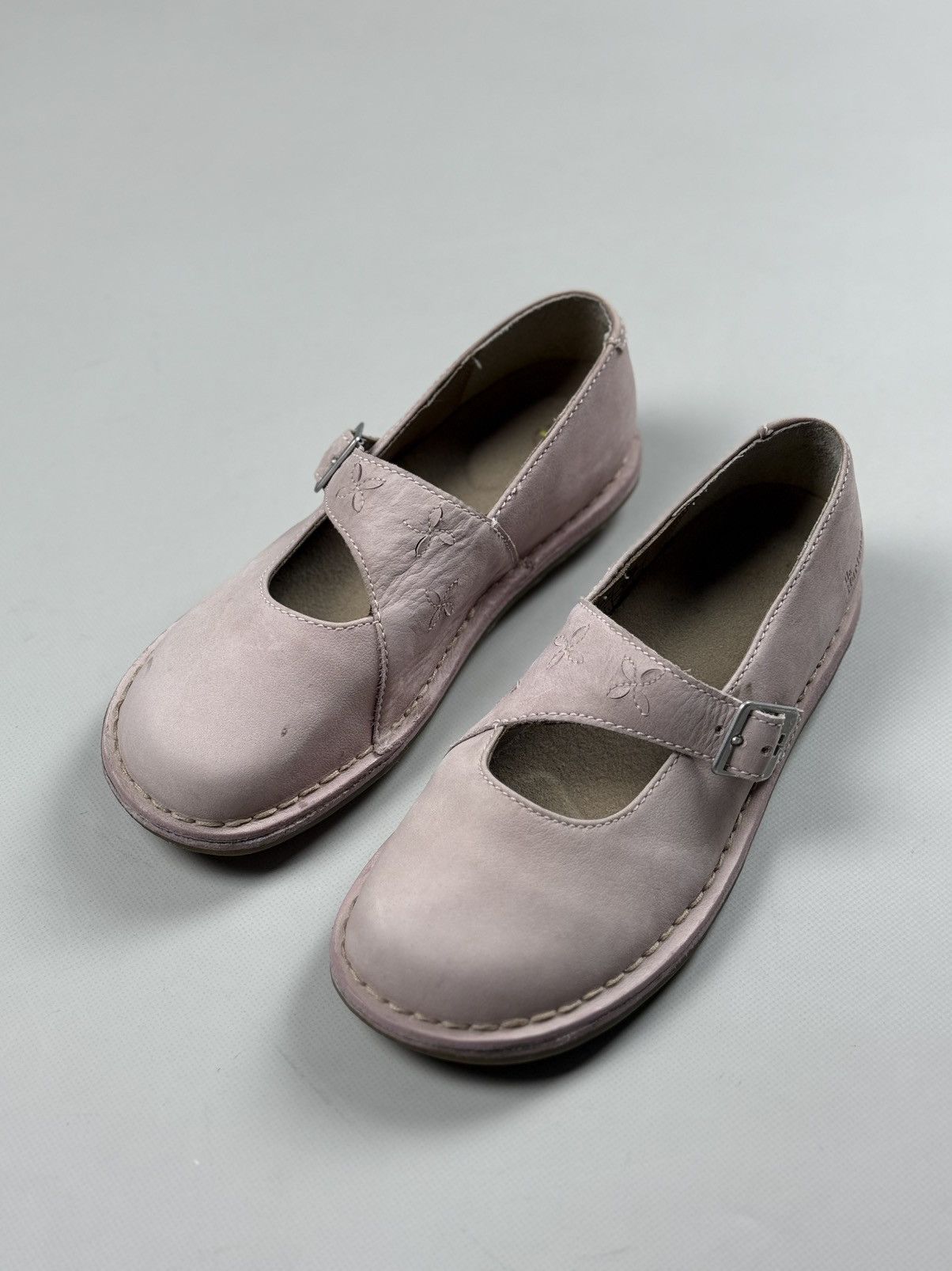 Dr. Martens Dr. Martens 3808 Mary Jane Ladies Leather Flats Sandals Size US 7 / IT 37 - 10 Thumbnail