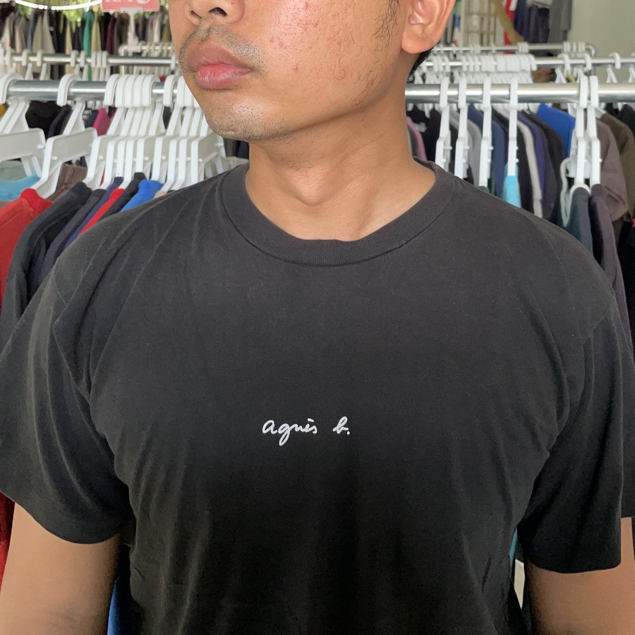 Vintage × agnes b. 🇫🇷 Vintage Agnes B. small logo black Tee-shirt Size US S / EU 44-46 / 1 - 1 Thumbnail