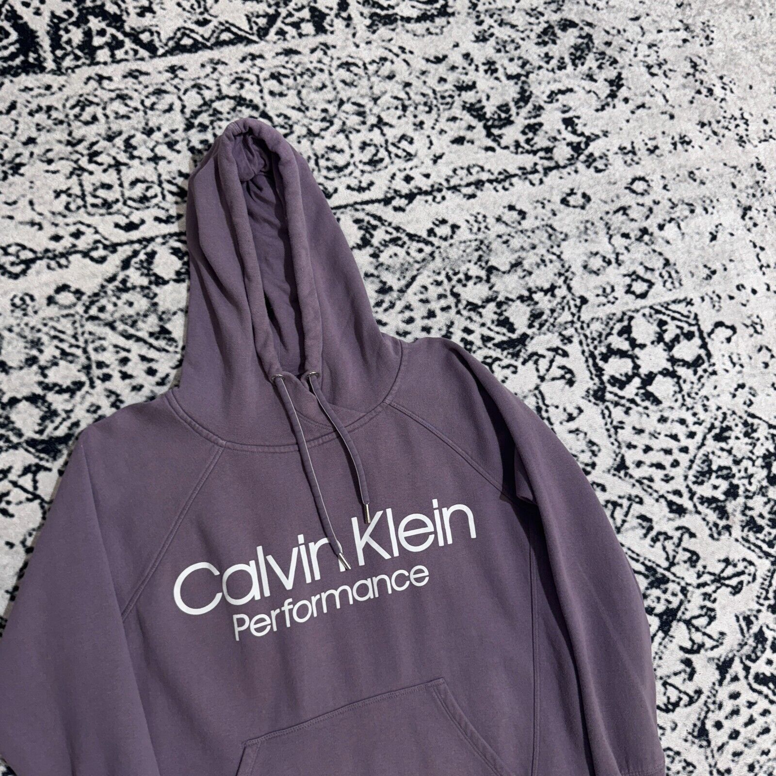 Calvin Klein × Vintage Vintage Calvin Klein Purple Cotton Hoodie Size S Y2k Logo Size US S / EU 44-46 / 1 - 2 Thumbnail