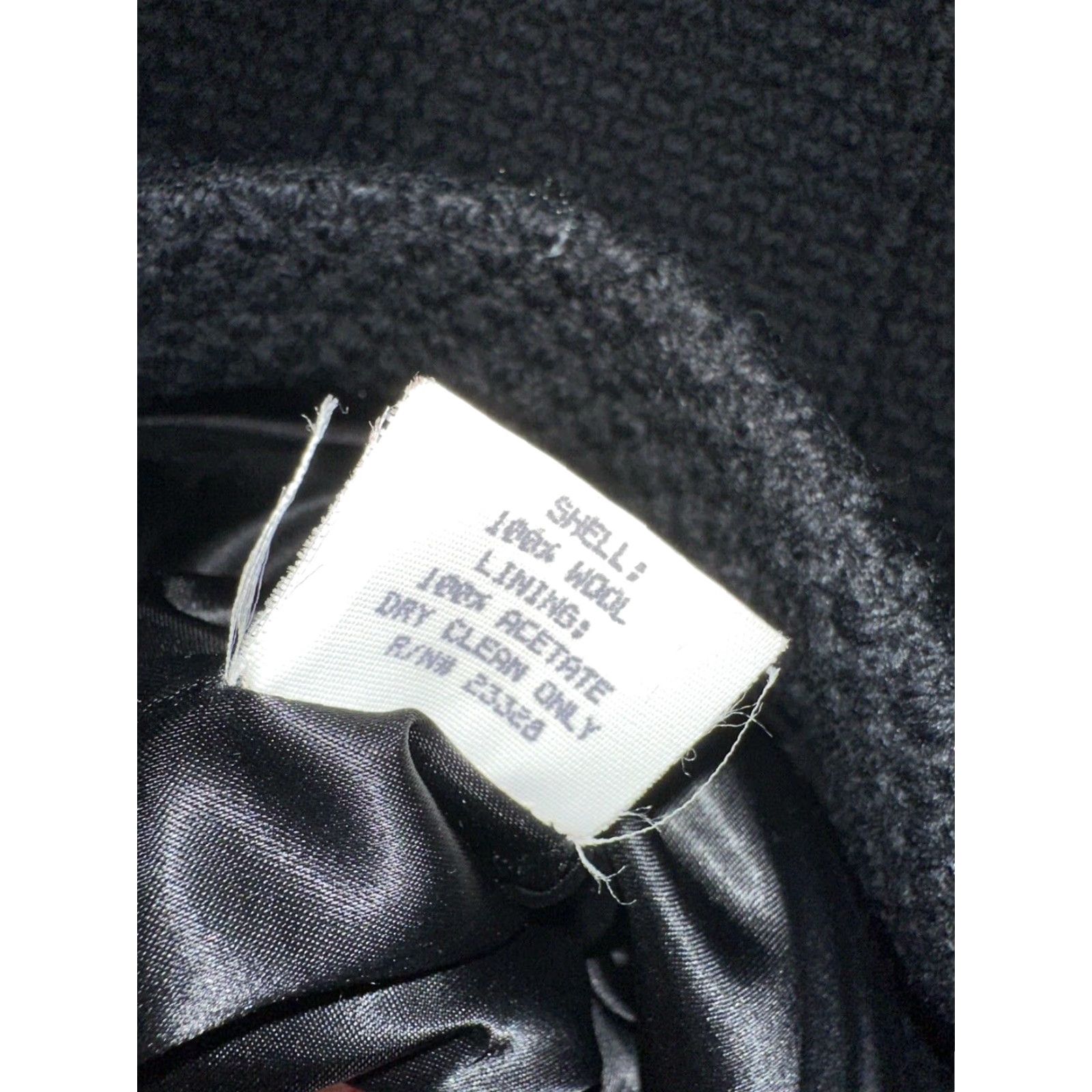 Pendleton PENDLETON 100% Wool Black Knit Coat Womens Regular Size 12 Basic Jacket Size XL / US 12-14 / IT 48-50 - 7 Thumbnail