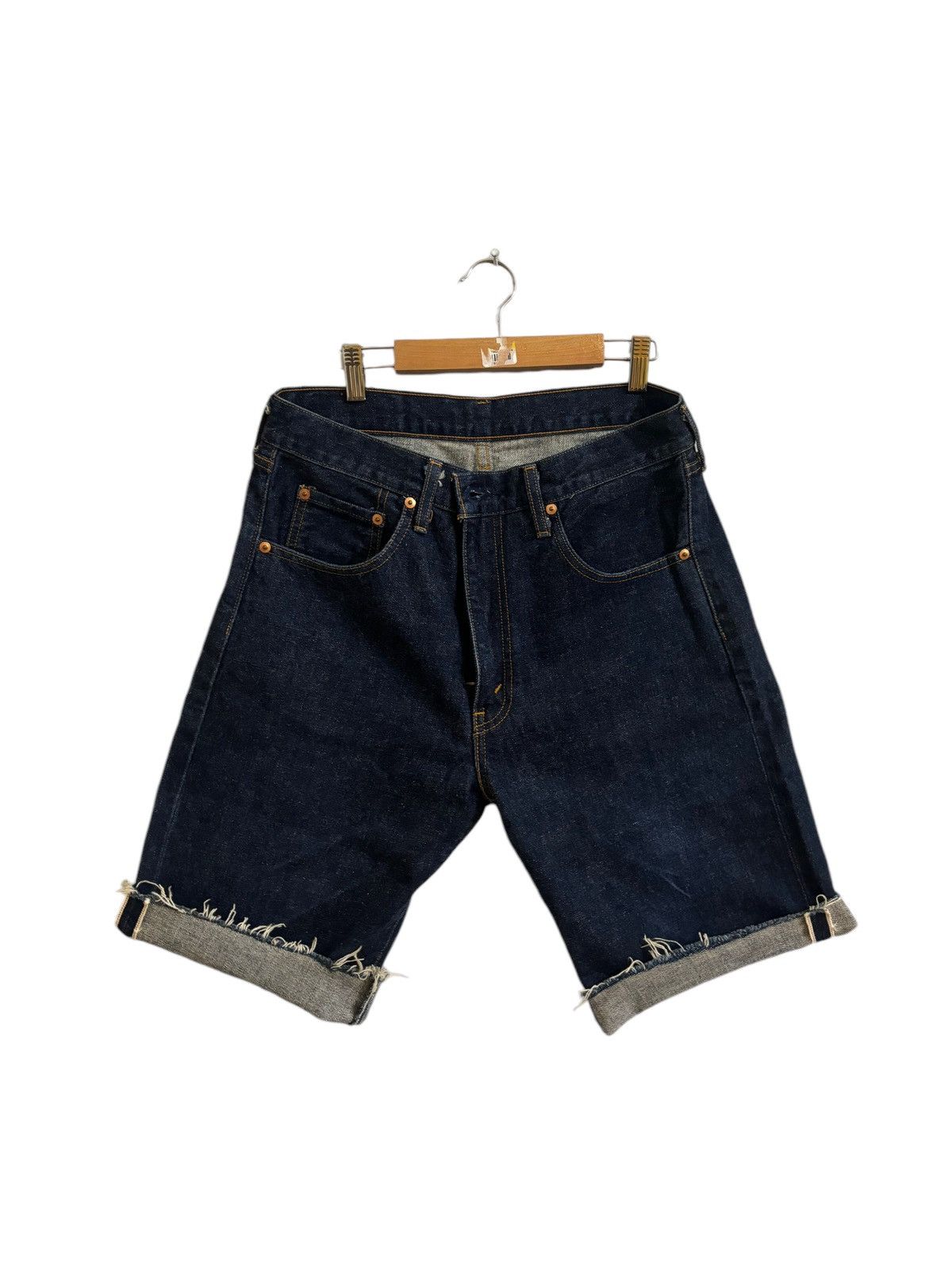 Levi's × Levi's Vintage Clothing LEVI’S BIG E 502 XX SHORT DENIM Size US 32 / EU 48 - 3 Thumbnail