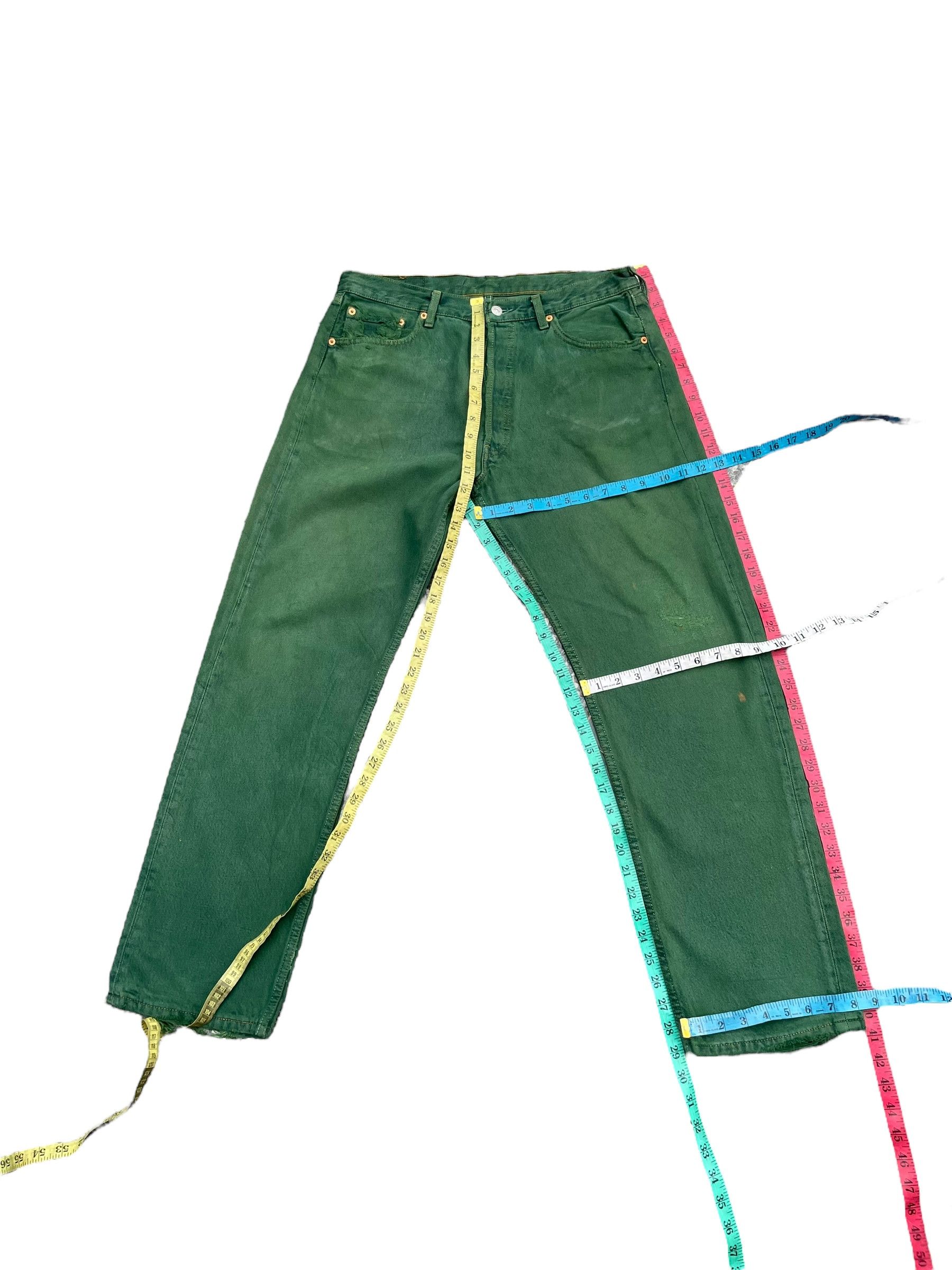 Levi's Vintage Rare 1997 Levis 501 e Made in France Size US 34 / EU 50 - 10 Thumbnail