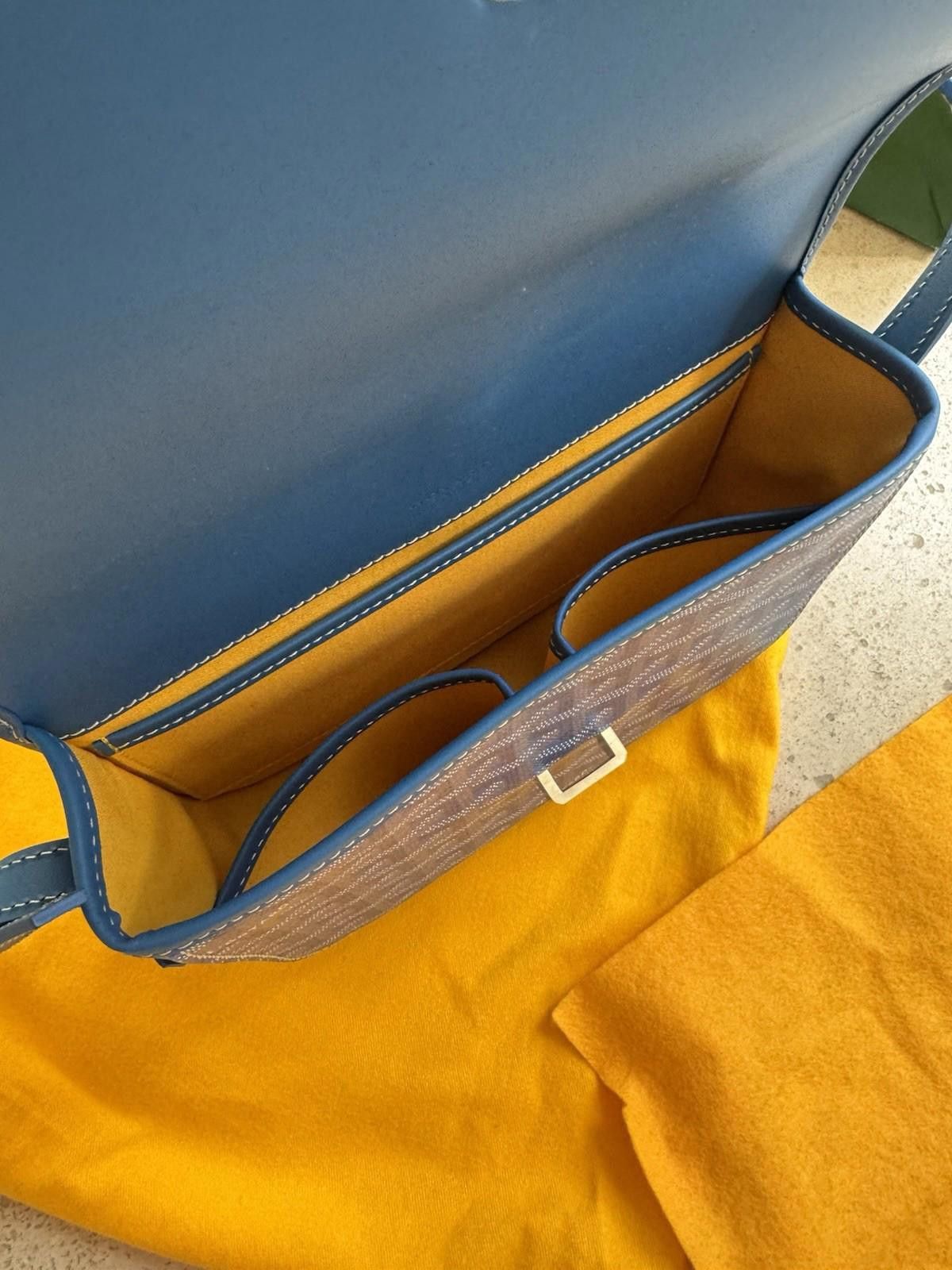 Goyard Authentic - GOYARD BELVEDERE II SKY BLUE PM MESSENGER BAG Size ONE SIZE - 6 Thumbnail