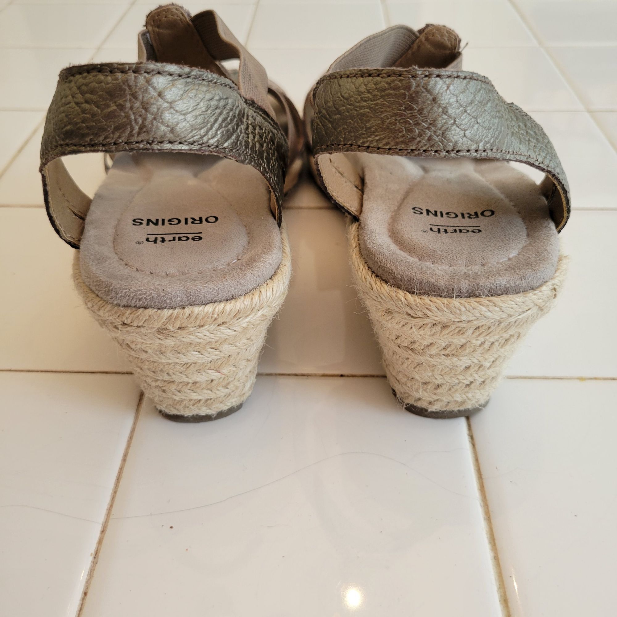 Other Earth Origins 6.5M NAPLES NANCI Leather Sandals Espadrille W Size US 6.5 / IT 36.5 - 4 Thumbnail