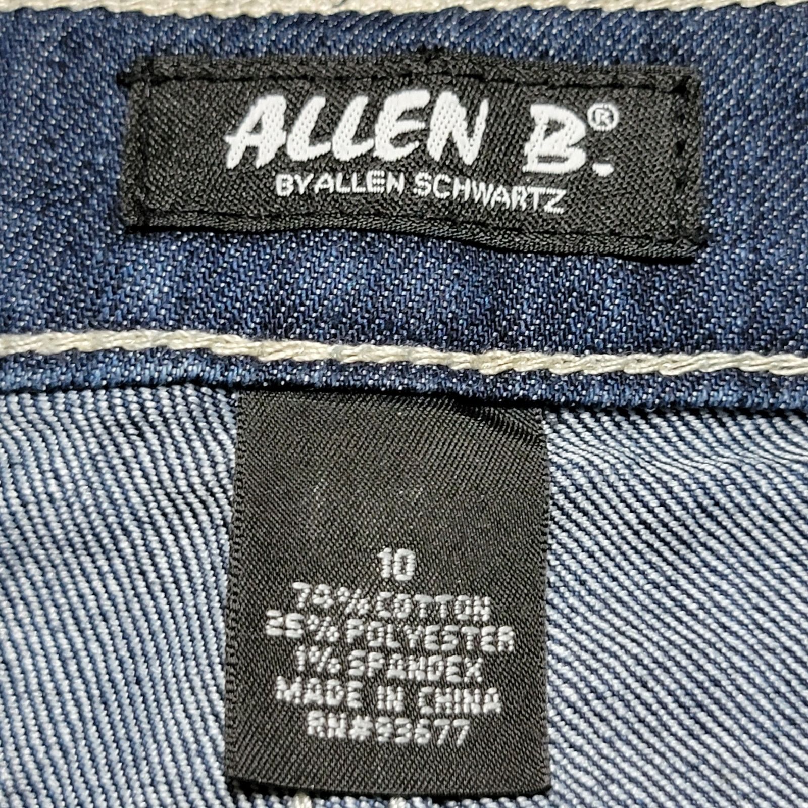 Other Allen B. Denim Shorts w/ Studded Pockets - Size 10 Size 32" / US 10 / IT 46 - 3 Thumbnail