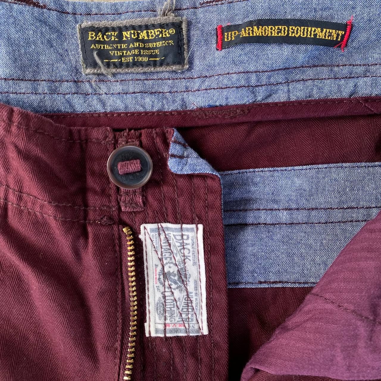 20471120 × Japanese Brand VINTAGE BACK NUMBER CARGO UP-ARMORED EQUIPMENT MILITARY Size US 31 - 16 Thumbnail
