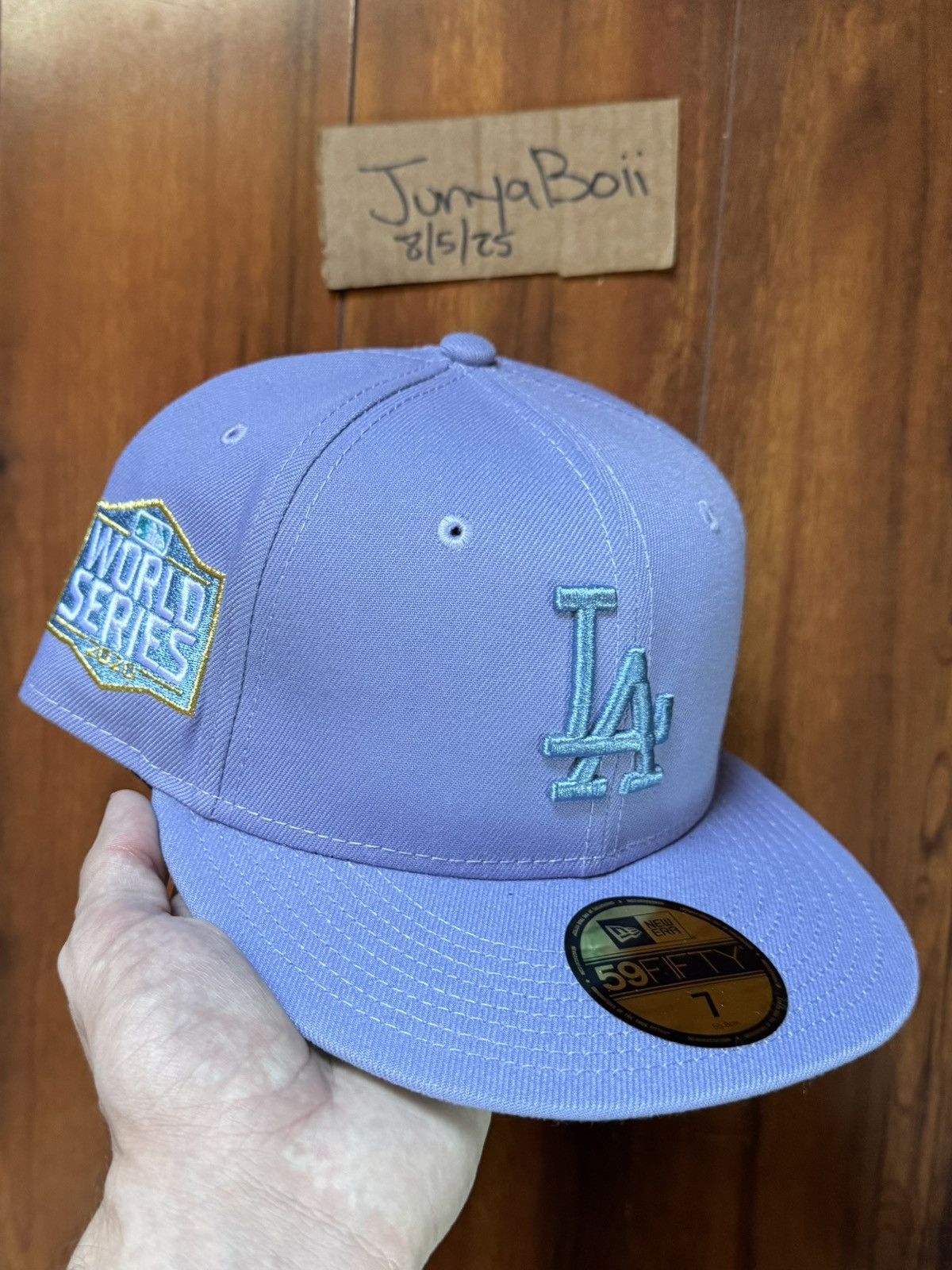 Hat Club Size 7 LA Dodgers 2020 World Series Sugar Shack Fitted Hat Size ONE SIZE - 1 Thumbnail