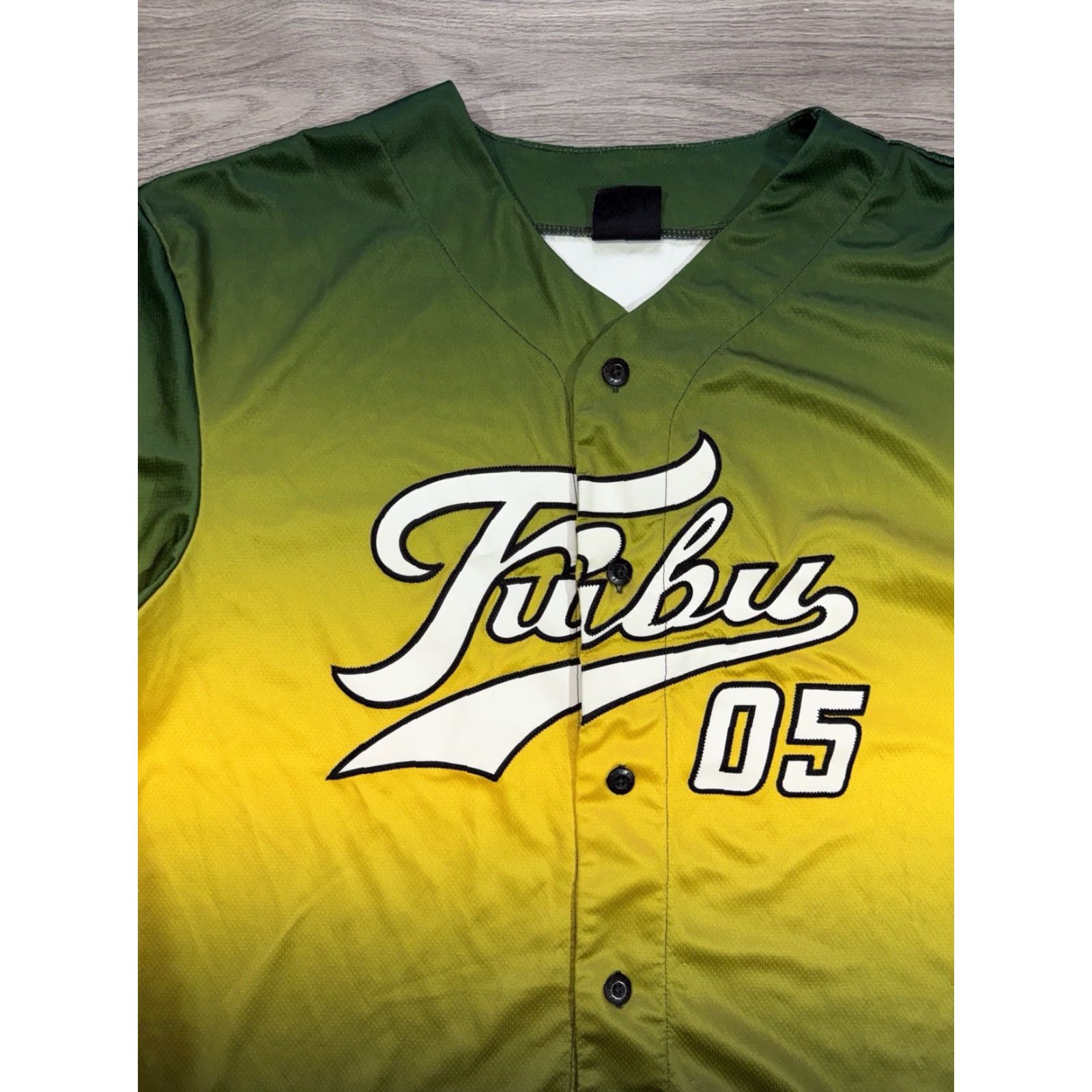 Fubu Fubu Multicolor Baseball Jersey Shirt Hip Hop Y2K L Mens Shirt Size US L / EU 52-54 / 3 - 7 Thumbnail