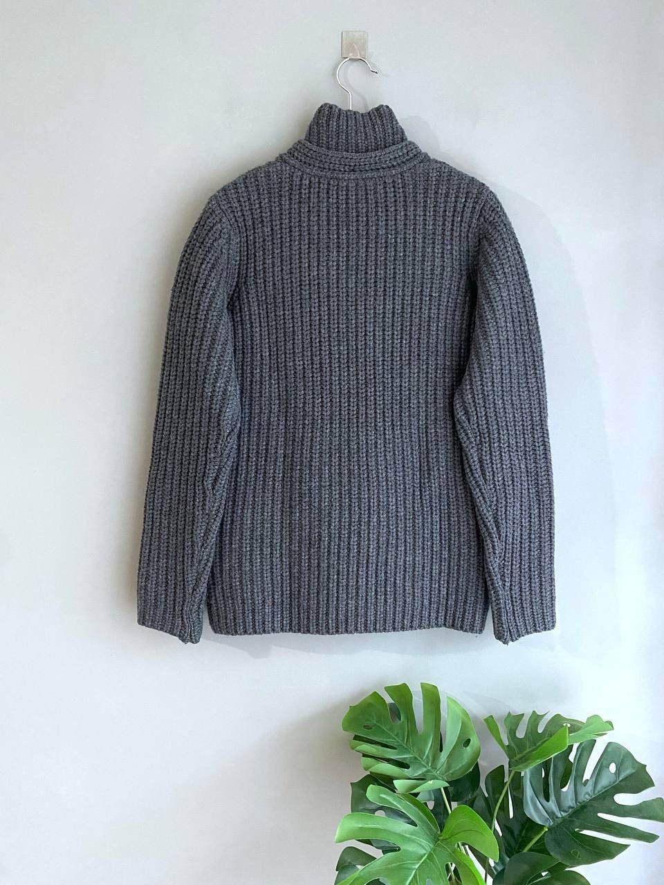 Boggi Boggi Milano Knit Merino Wool Button Cardigan Vest Lining, S Size US S / EU 44-46 / 1 - 8 Thumbnail