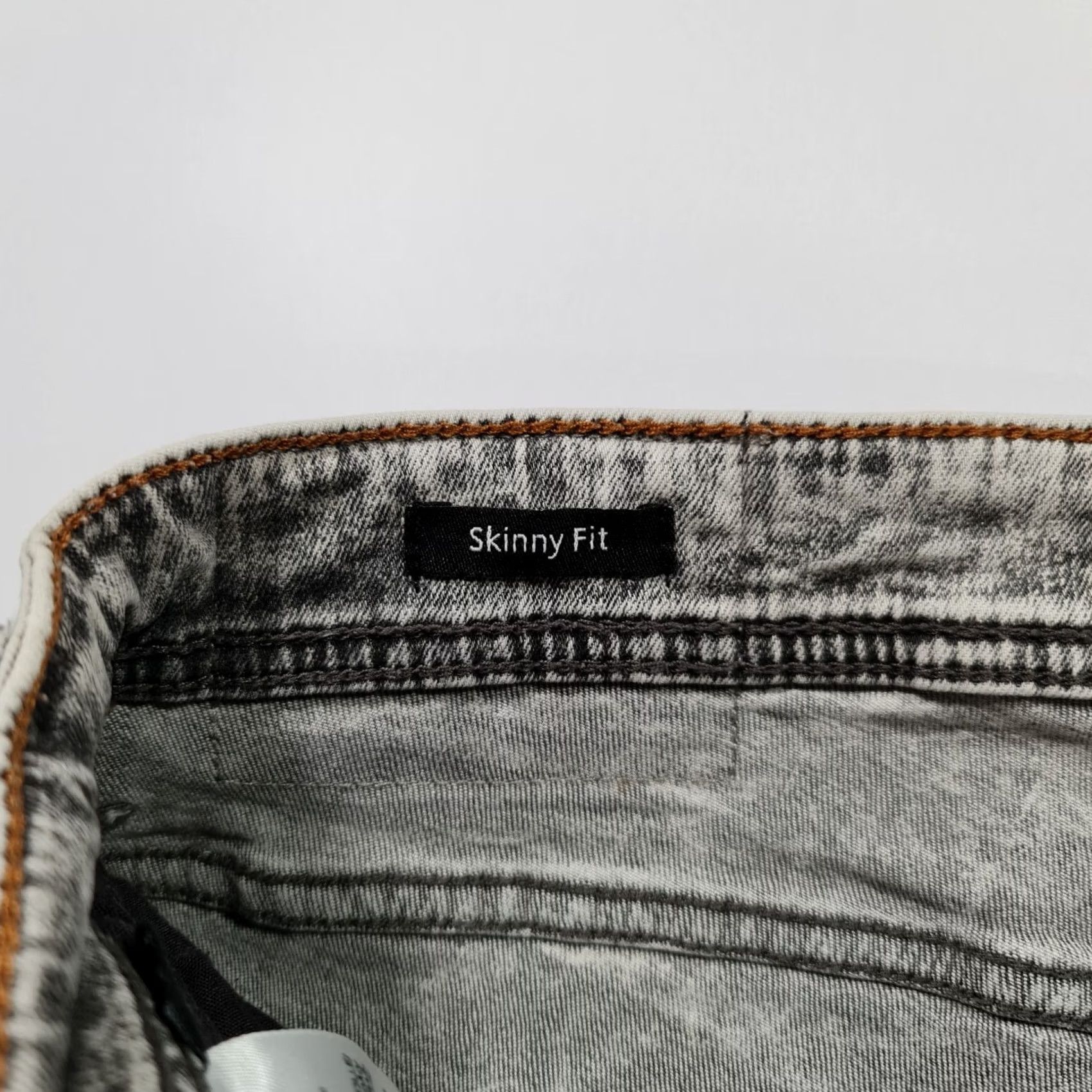 Denime Angelo Litrico Urbndist Jeans Mens W31 L30 Skinny Fit Grey Stretch Denim Size US 36 / EU 52 - 5 Thumbnail