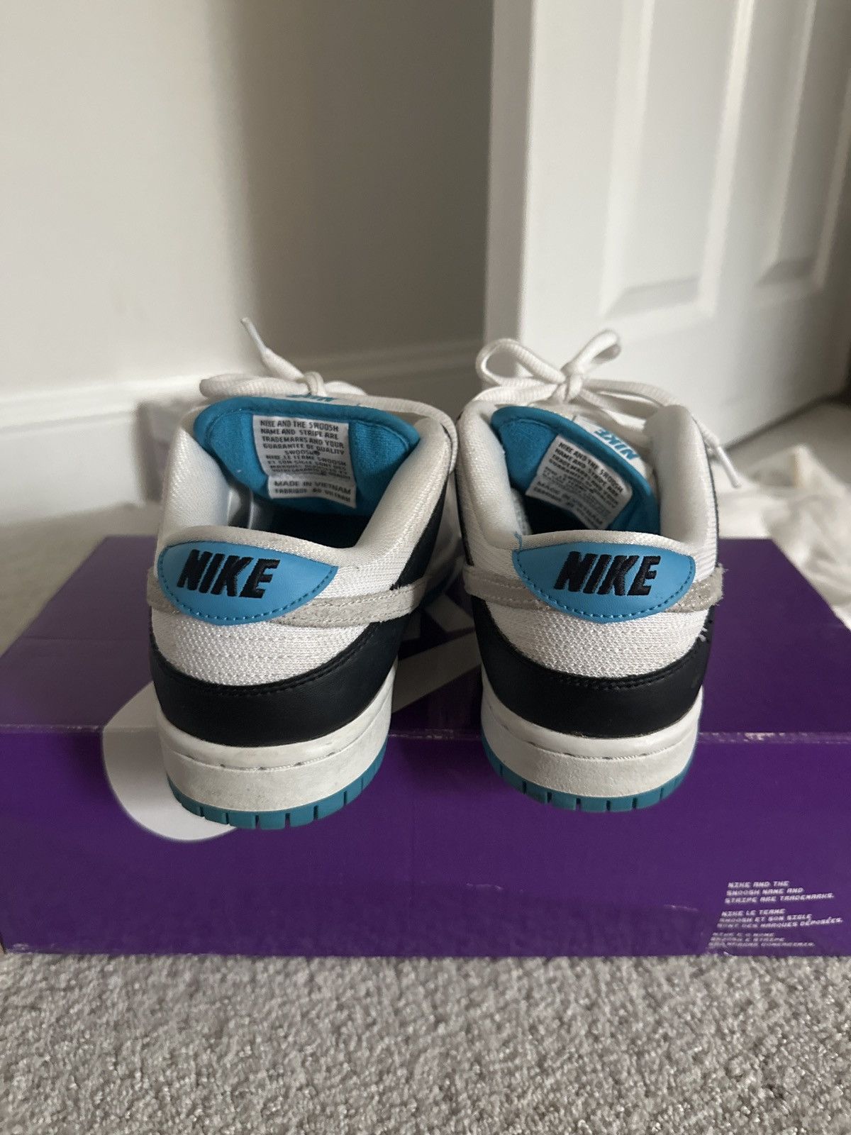Nike 2021 Dunk Low Pro SB ‘Laser Blue’ Size US 6 / EU 39 - 4 Thumbnail