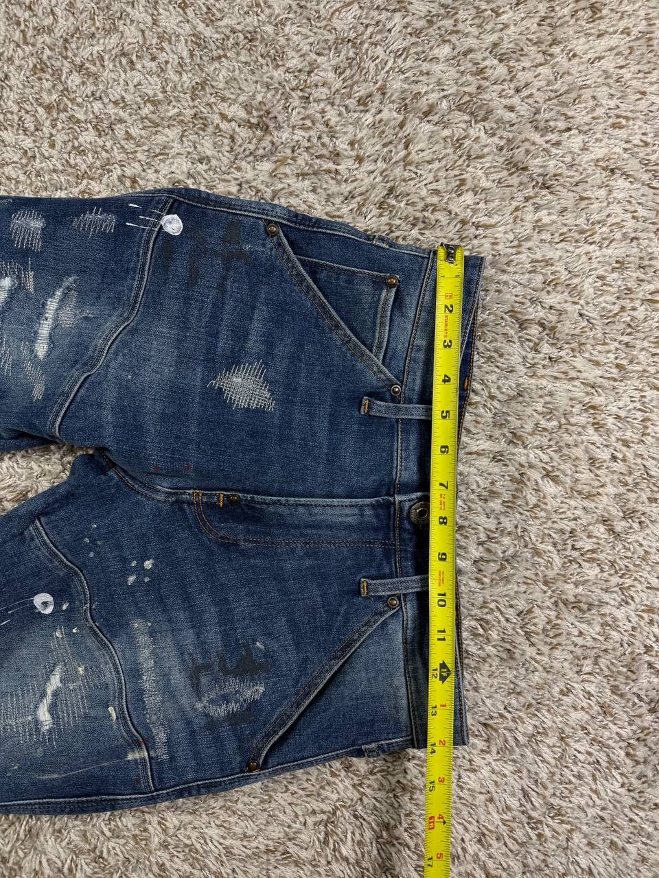 G-Star G-Star RAW 5620 3D Zip Knee Skinny Distressed Size US 29 - 6 Thumbnail
