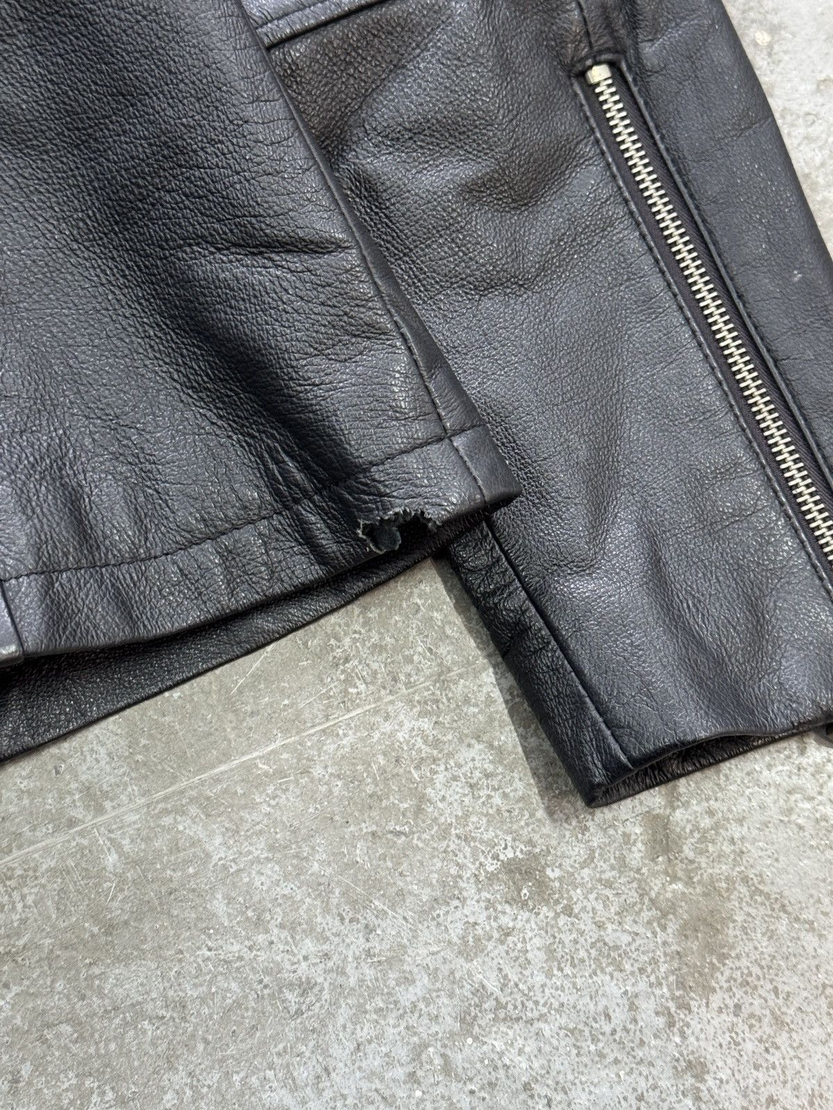 Japanese Brand Vintage Real Leather Avant Garde y2k Jacket Size S / US 4 / IT 40 - 13 Thumbnail