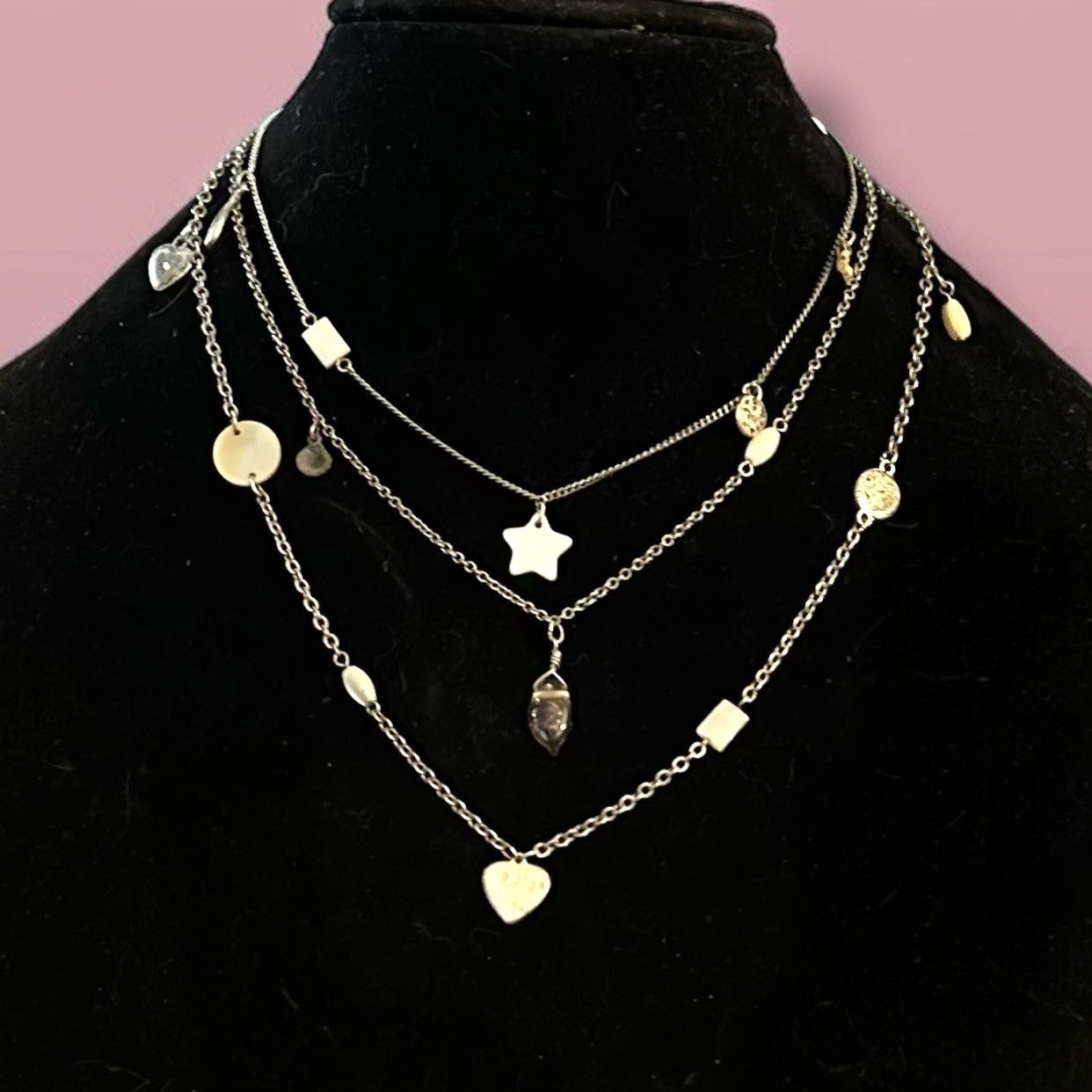 American Eagle Outfitters American Eagle silver tone beach theme necklace Size ONE SIZE - 1 Thumbnail