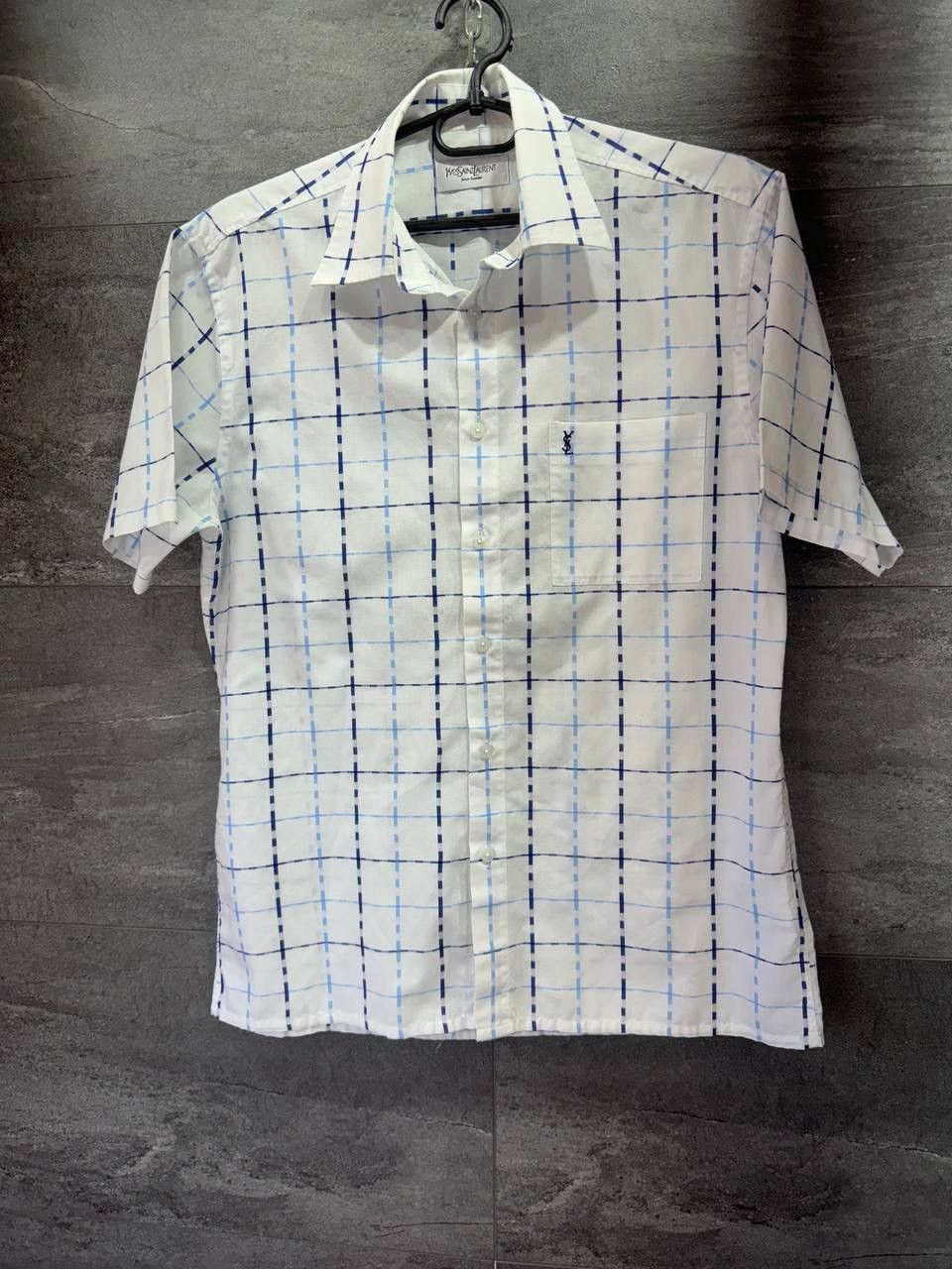 Yves Saint Laurent Vintage YSL Yves Saint Laurent Shirt Button Up Size US M / EU 48-50 / 2 - 1 Thumbnail