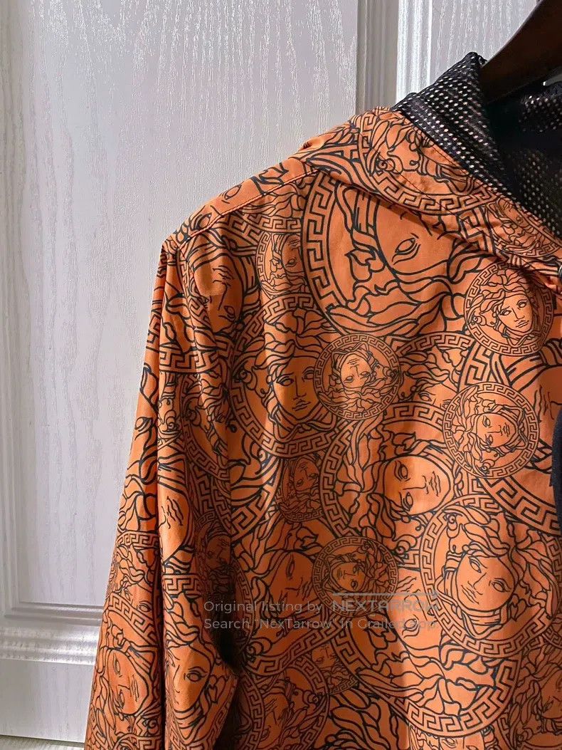 Versace Versace Full printed woven jacket jacket Size US L / EU 52-54 / 3 - 4 Thumbnail