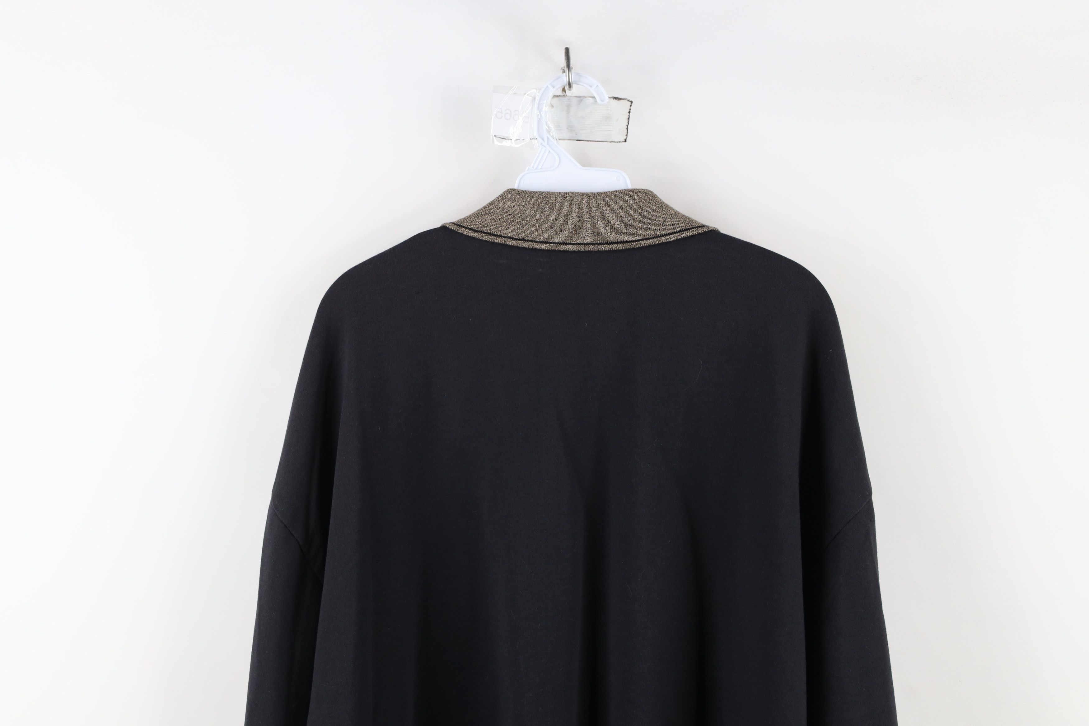Vintage Vintage 90s Streetwear Striped Pullover Long Sleeve Polo Size US XXL / EU 58 / 5 - 11 Thumbnail
