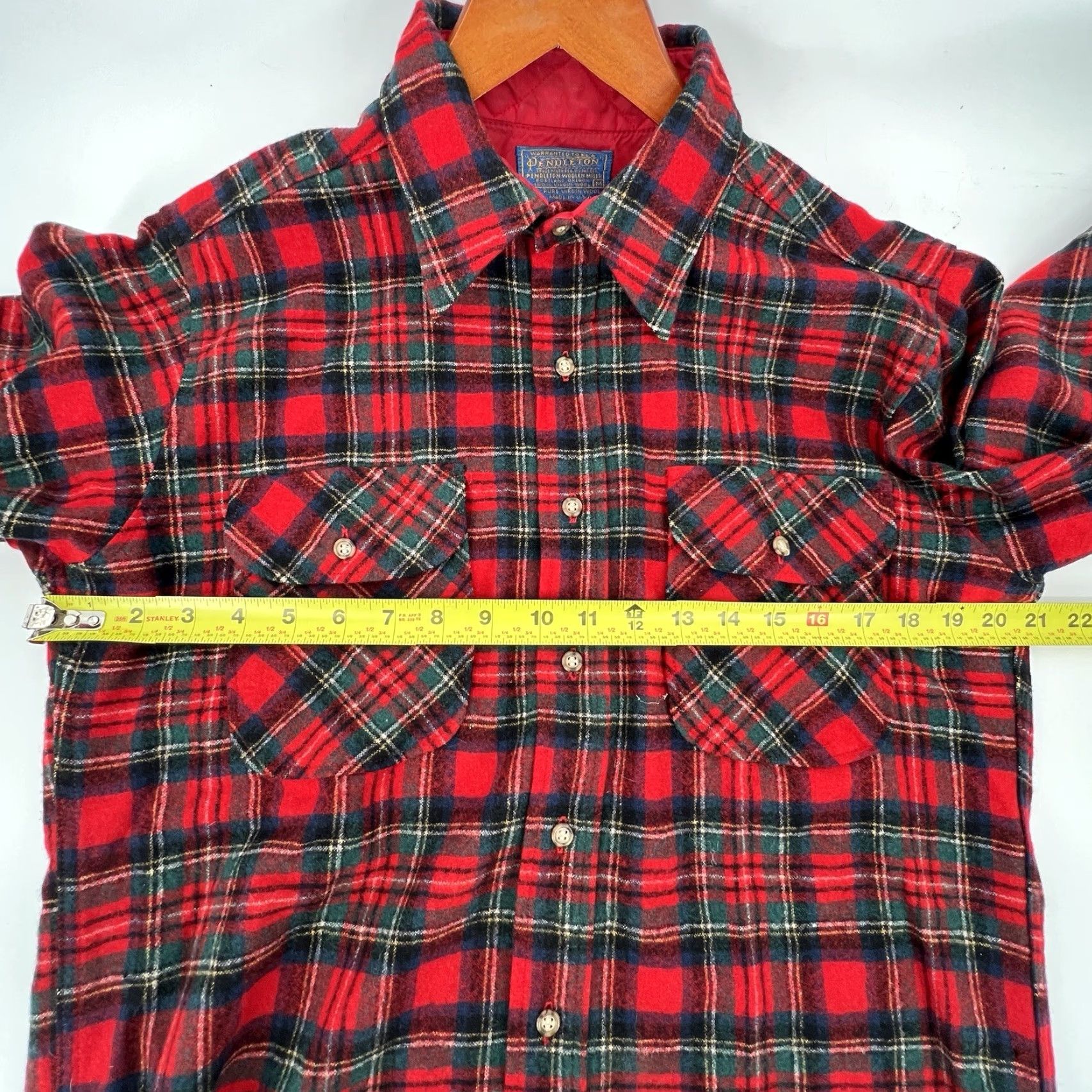 Pendleton Pendleton Board Shirt Men M Vintage Red Plaid Wool Flannel Long Sleeve Button-Up 70s 80s MiUSA Vintage Groovy Outdoor Classic Vintage Size US M / EU 48-50 / 2 - 6 Thumbnail