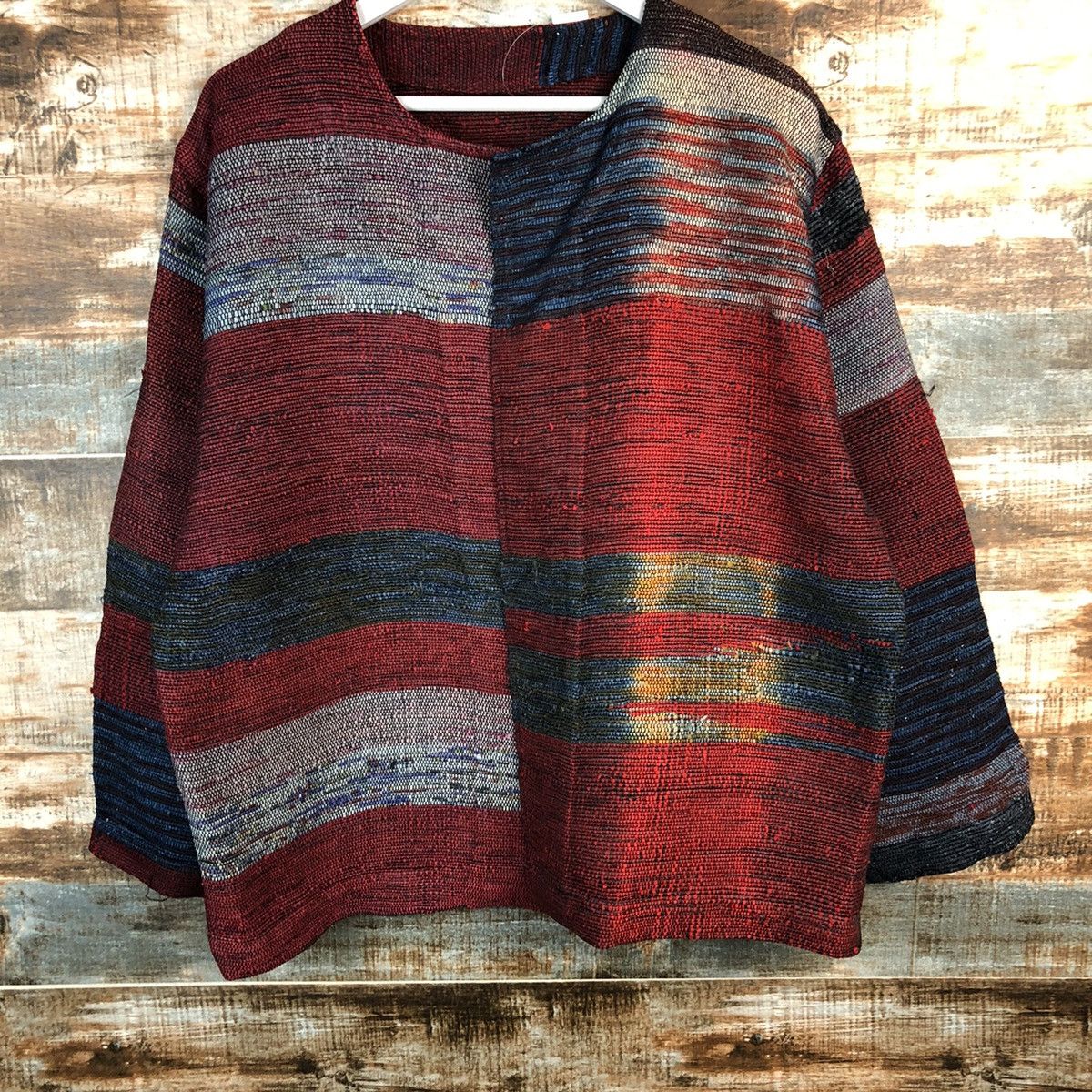 Japanese Brand Japan art vintage Red Knitwear #A1264 Size US L / EU 52-54 / 3 - 3 Thumbnail