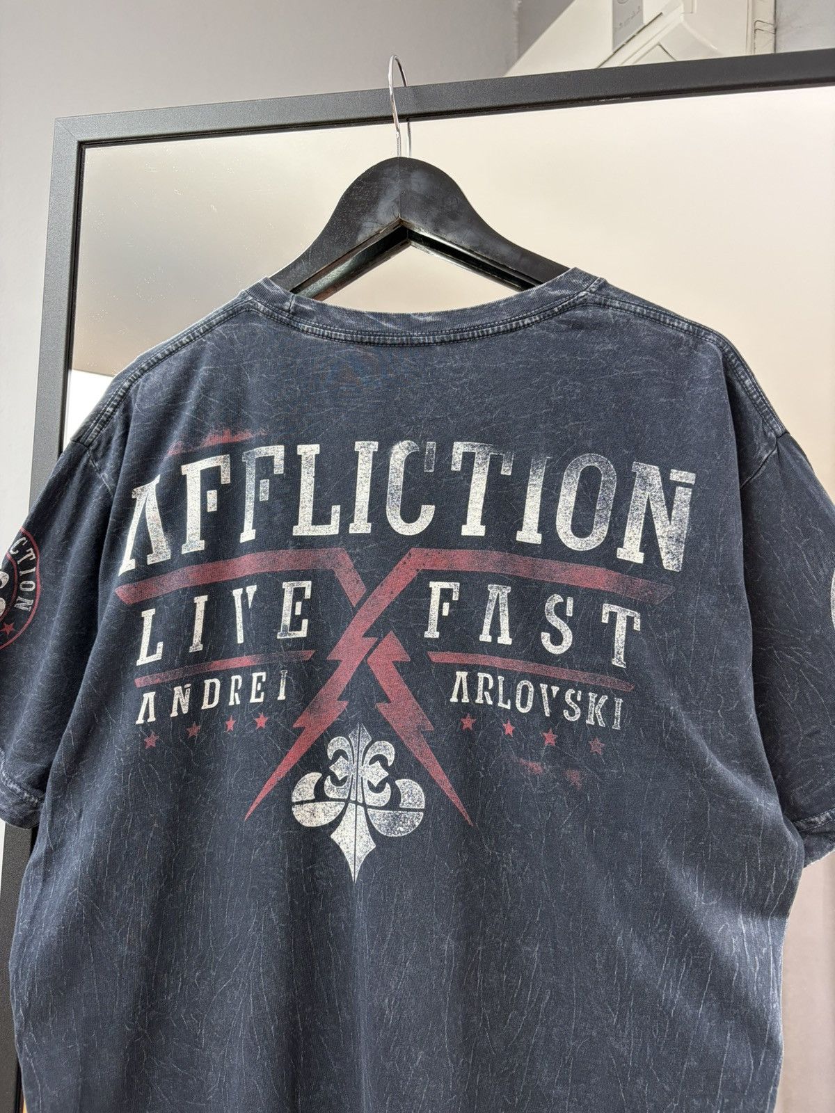Affliction Vintage Affliction skull graphic Tee classic Y2K MMA era Size US XL / EU 56 / 4 - 9 Thumbnail