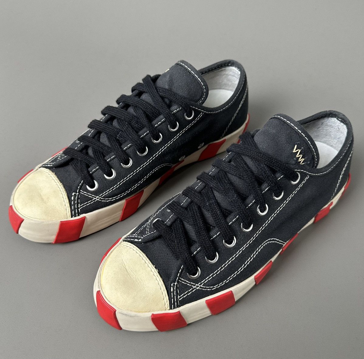 Visvim Visvim - S/S16 Skagway Lo Stripes - Low Cut Sneakers Canvas Size US 8 / IT 38 - 5 Thumbnail