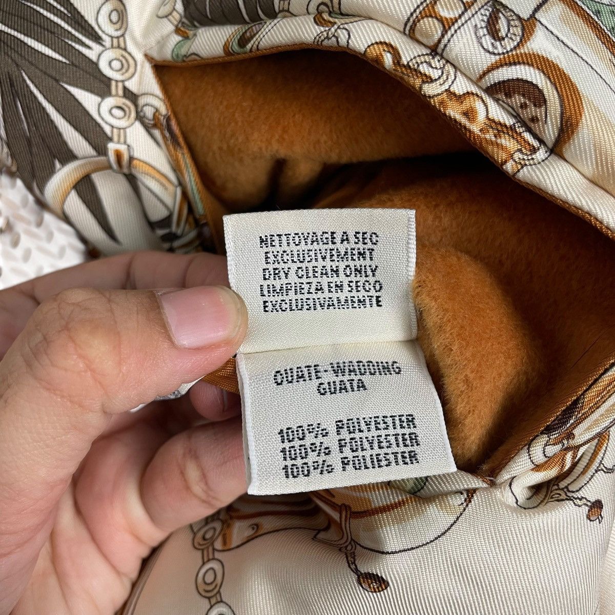 Hermes Vintage Hermes Terres Precieuses Silk Wool Reversible Jacket Size S / US 4 / IT 40 - 22 Thumbnail