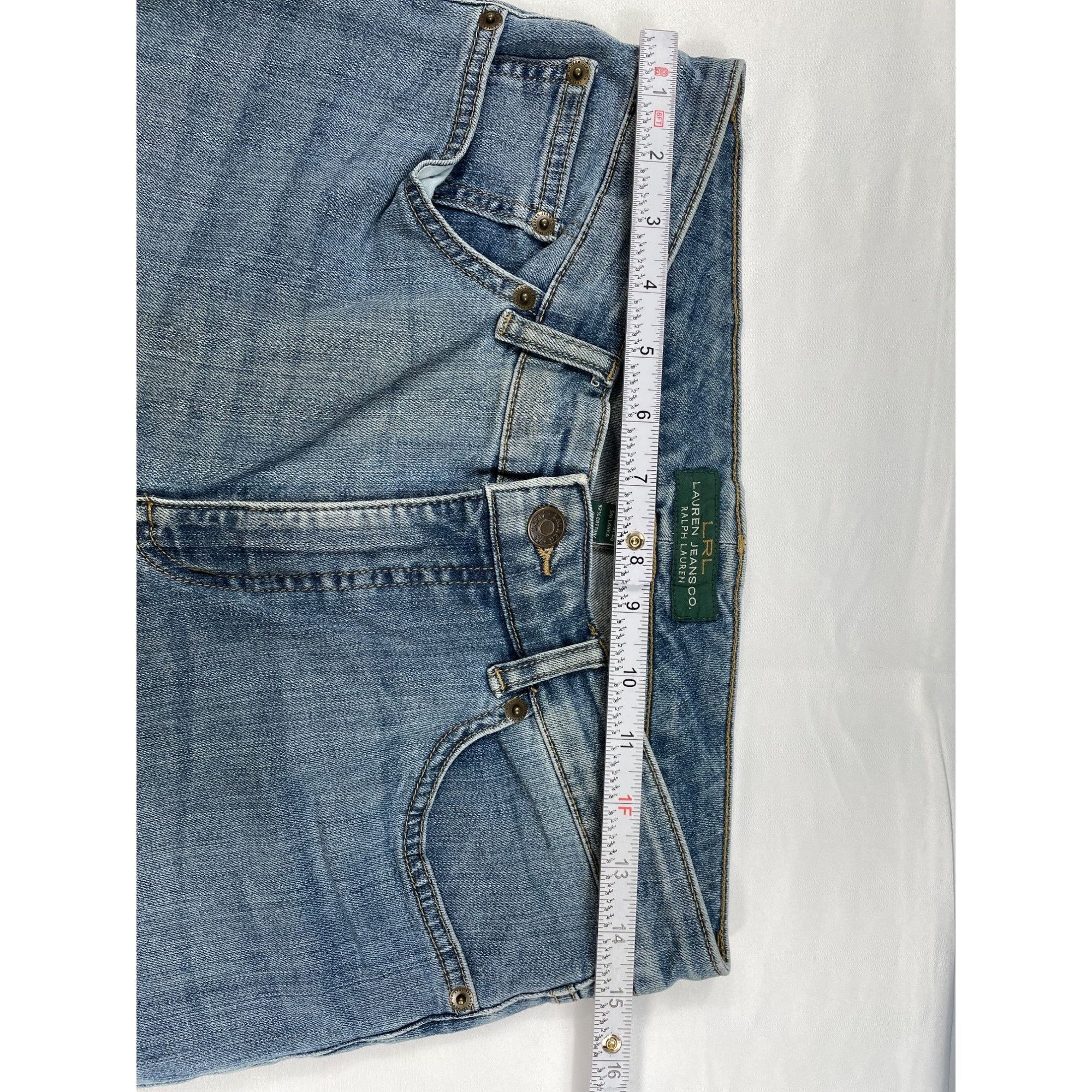 Lauren Ralph Lauren Lauren Ralph Lauren SKU 7551 WomensBlue Denim Straight Leg J Size 30" / US 8 / IT 44 - 3 Thumbnail