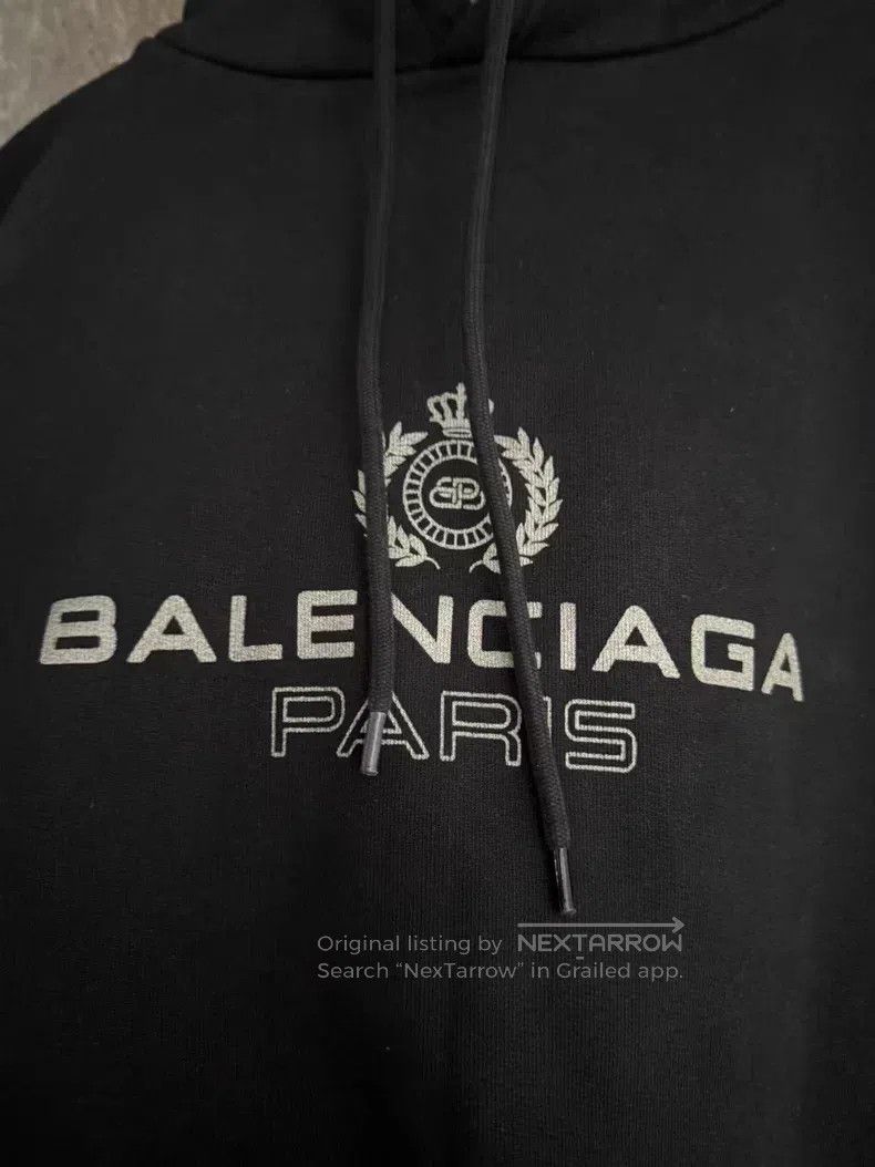 Balenciaga Balenciaga Letter Printed Wheat Hooded Sweatshirt Size US L / EU 52-54 / 3 - 5 Thumbnail