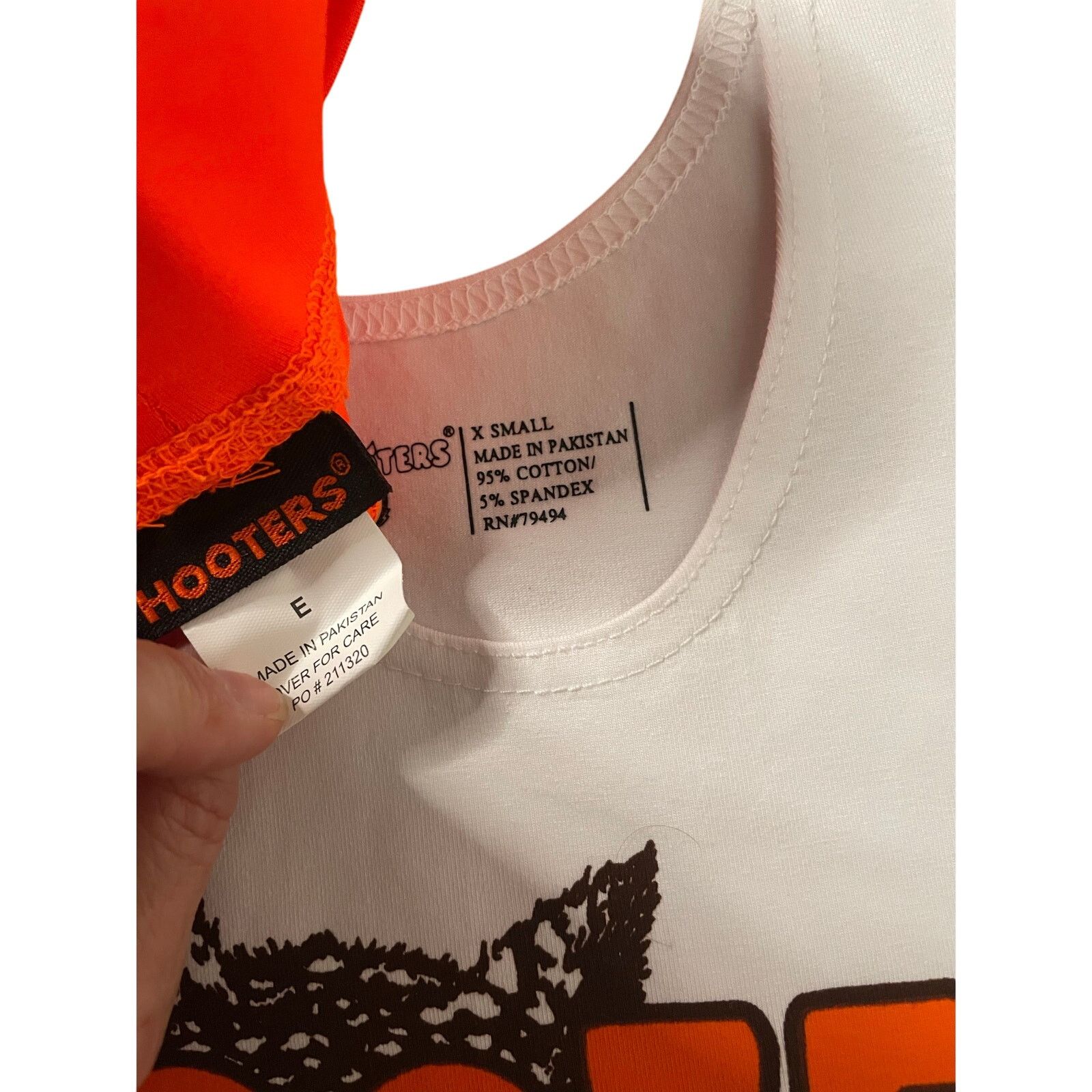 Other New Hooters Tank Shorts Pouch Name Tag Socks Pantyhose Xs Size XS / US 0-2 / IT 36-38 - 8 Thumbnail